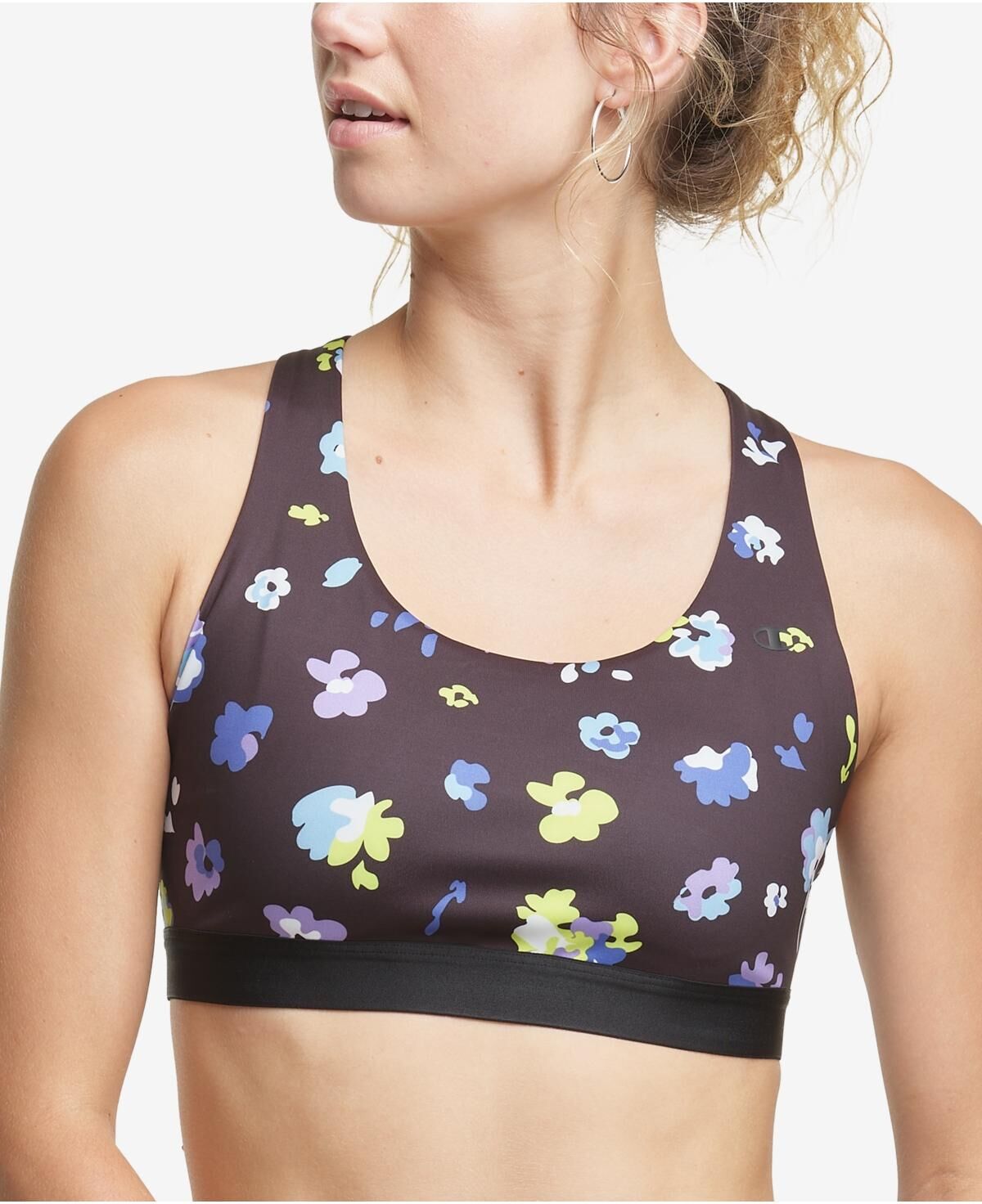 Champion Absolute Eco Womens Moderate Support Yoga Sports Bra Small female