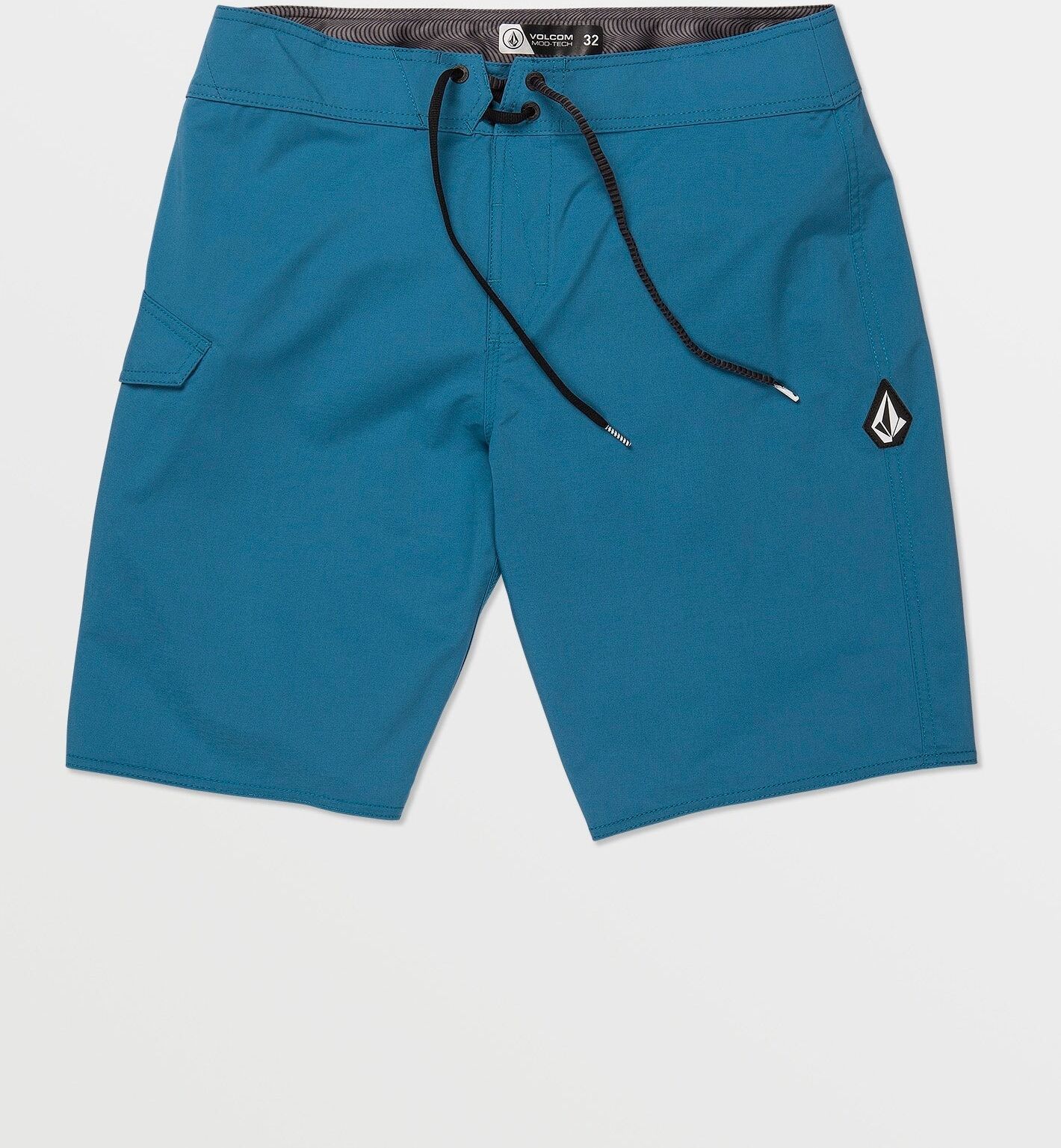 Volcom Lido Solid Mod-Tech Boardshorts - Aged Indigo 32" Waist male