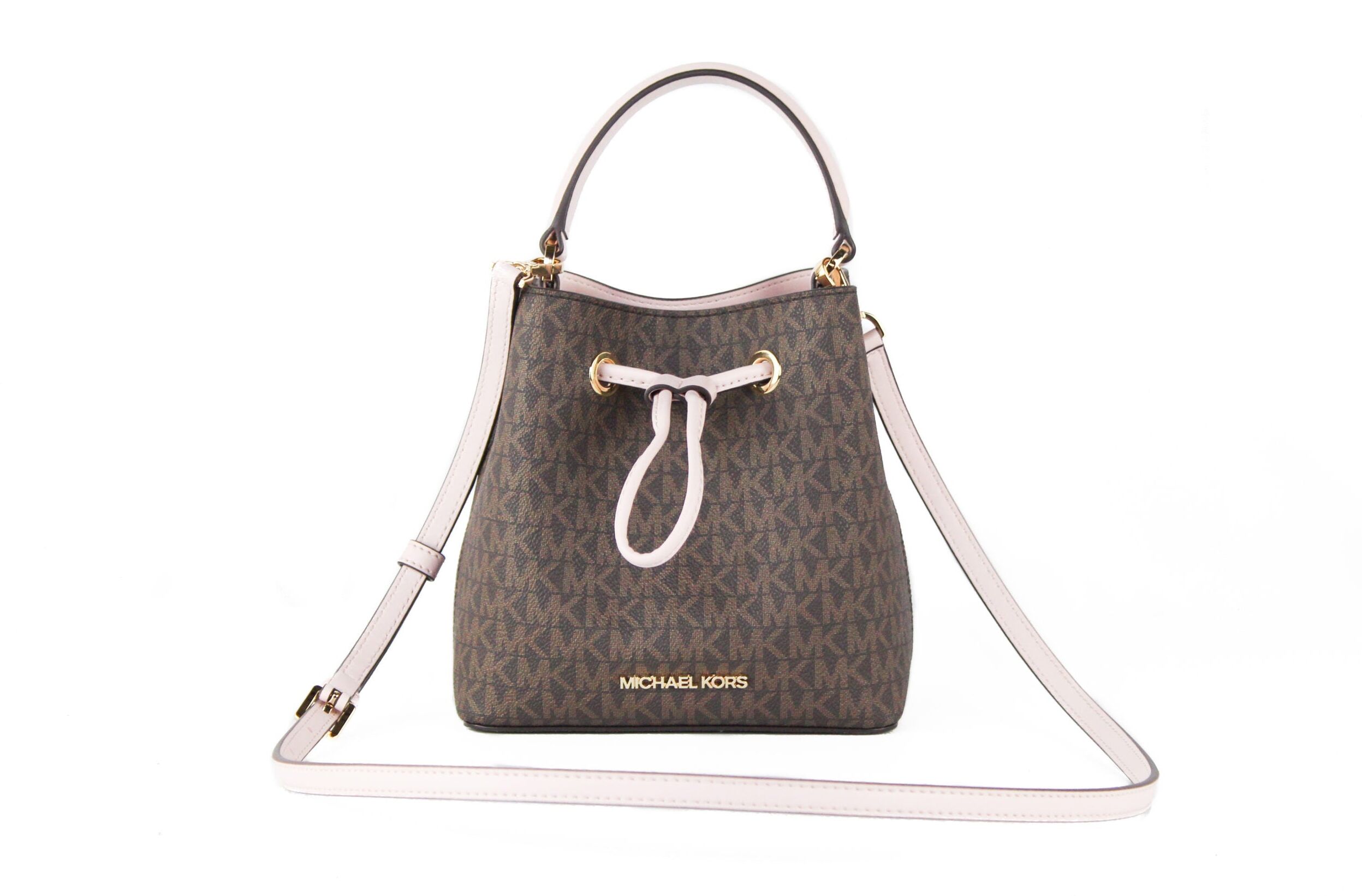 Michael Kors Suri Small Leather Bucket Crossbody Drawstring Hobo Women's Handbag female