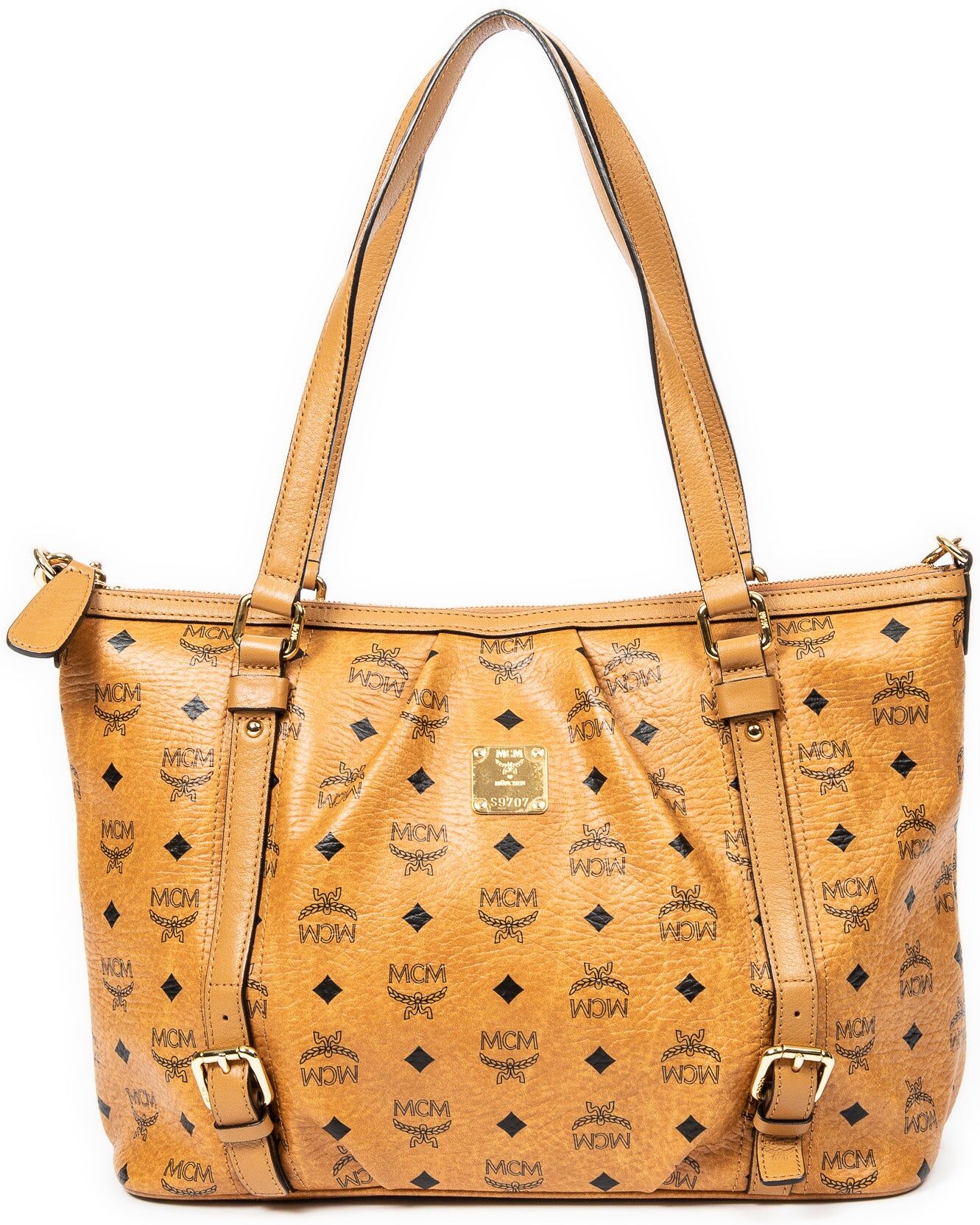 MCM Convertible Zip Shopping Tote female