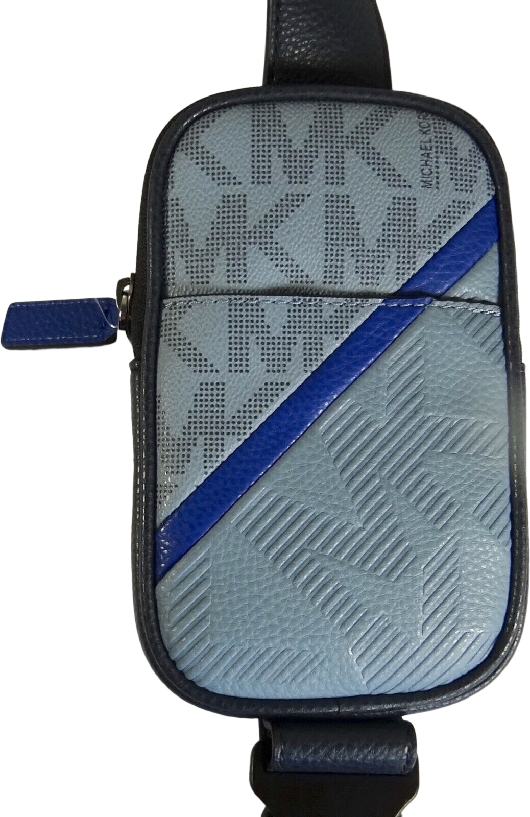 Michael Kors Unisex Mens Cooer Crossbody MK Signature hone Holster, Sling BAG