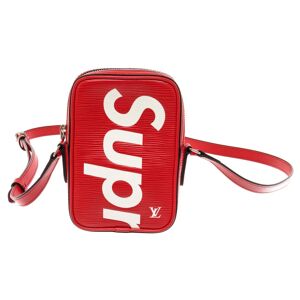 Louis Vuitton x Supreme Danube Red Epi Leather Crossbody Bag - red