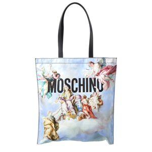 Moschino Fresco Print Canvas & Leather Tote - multi - Size: Large