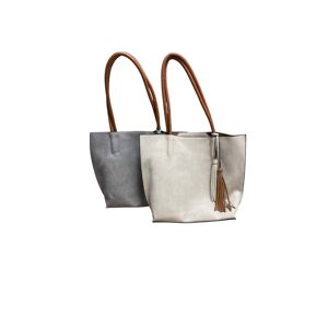 Alba Handbag Large Tote Bag In Tan - white - Size: One Size