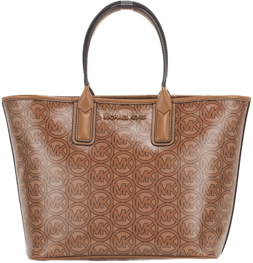 Michael Kors Jodie Small Jacquard Logo Recycled Polyester Tote Handbag Luggage Women's female