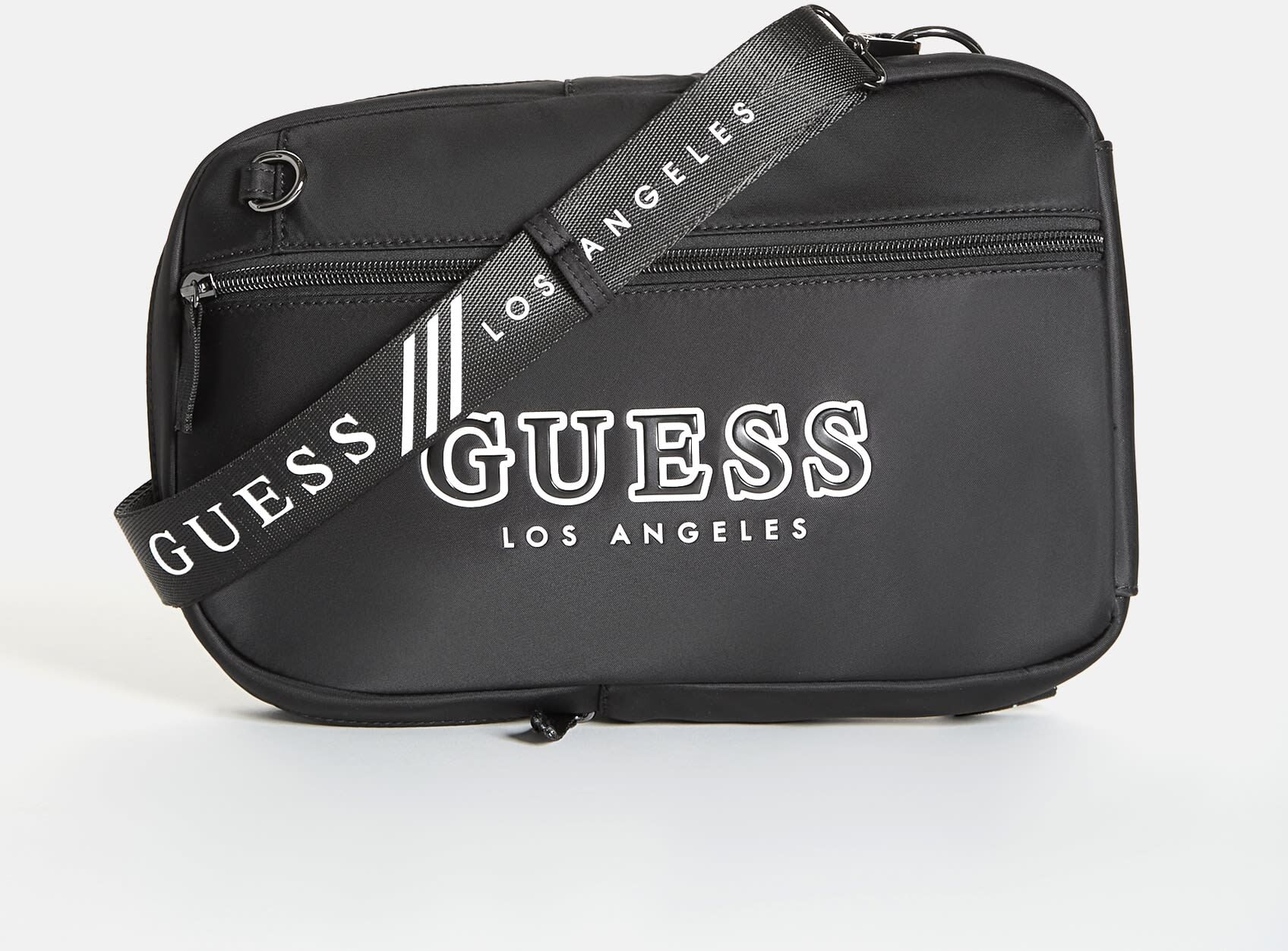 Guess Factory Nylon Logo Sling Bag female