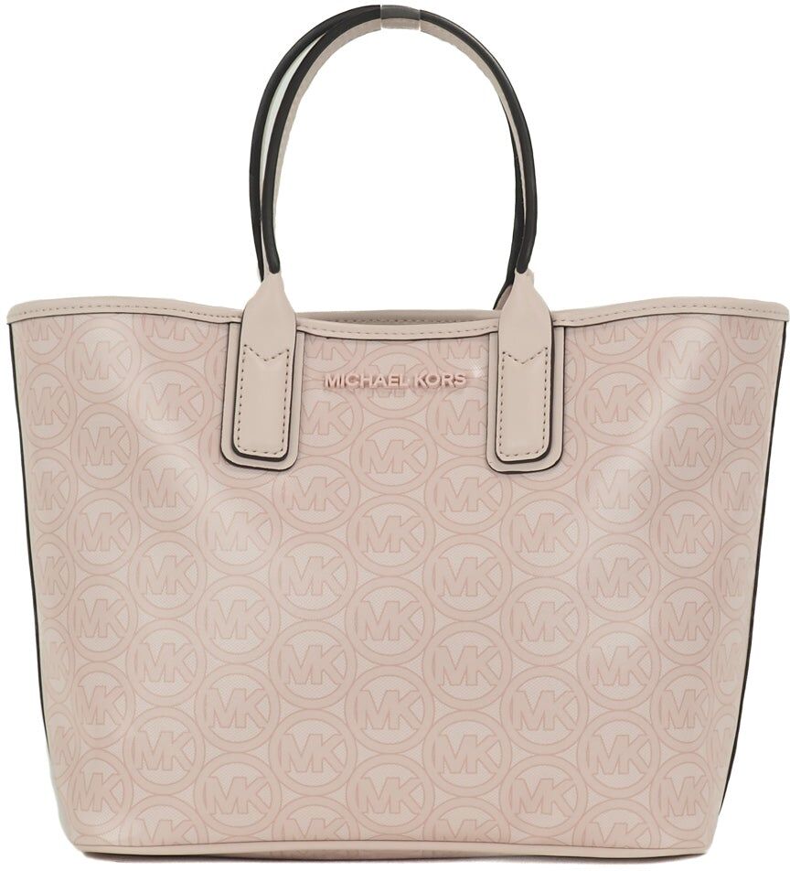 Michael Kors Jodie Small Powder Blush Jacquard Recycled Polyester Tote Women's Handbag female