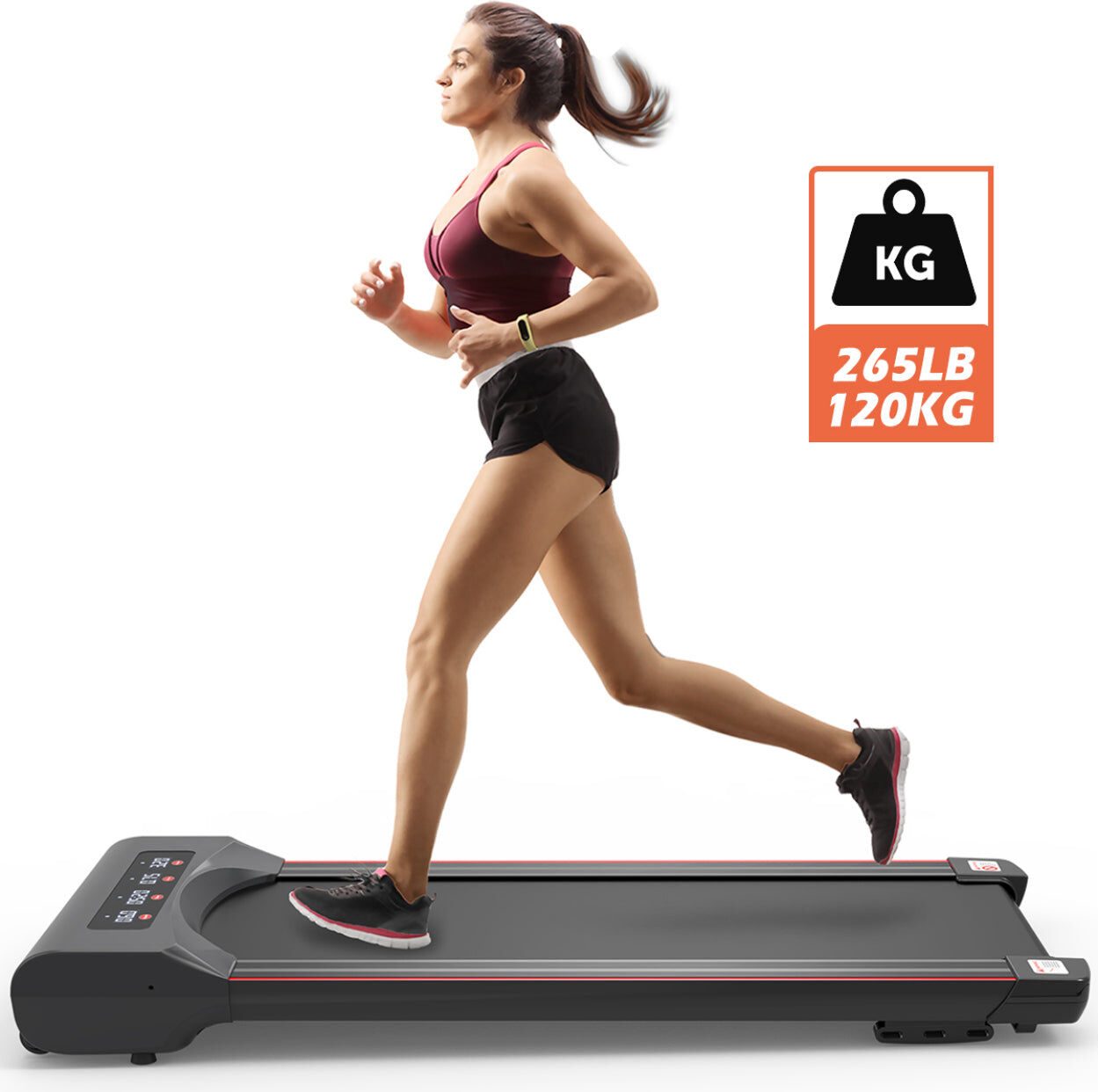 Simplie Fun Treadmills in Steel for Home or Office Use