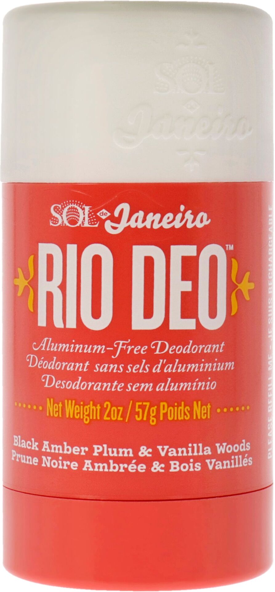 Rio Deo Aluminum-Free Deodorant - Black Amber Plum and Vanilla Woods by Sol de Janeiro for Unisex - 2 2.0 oz unisex