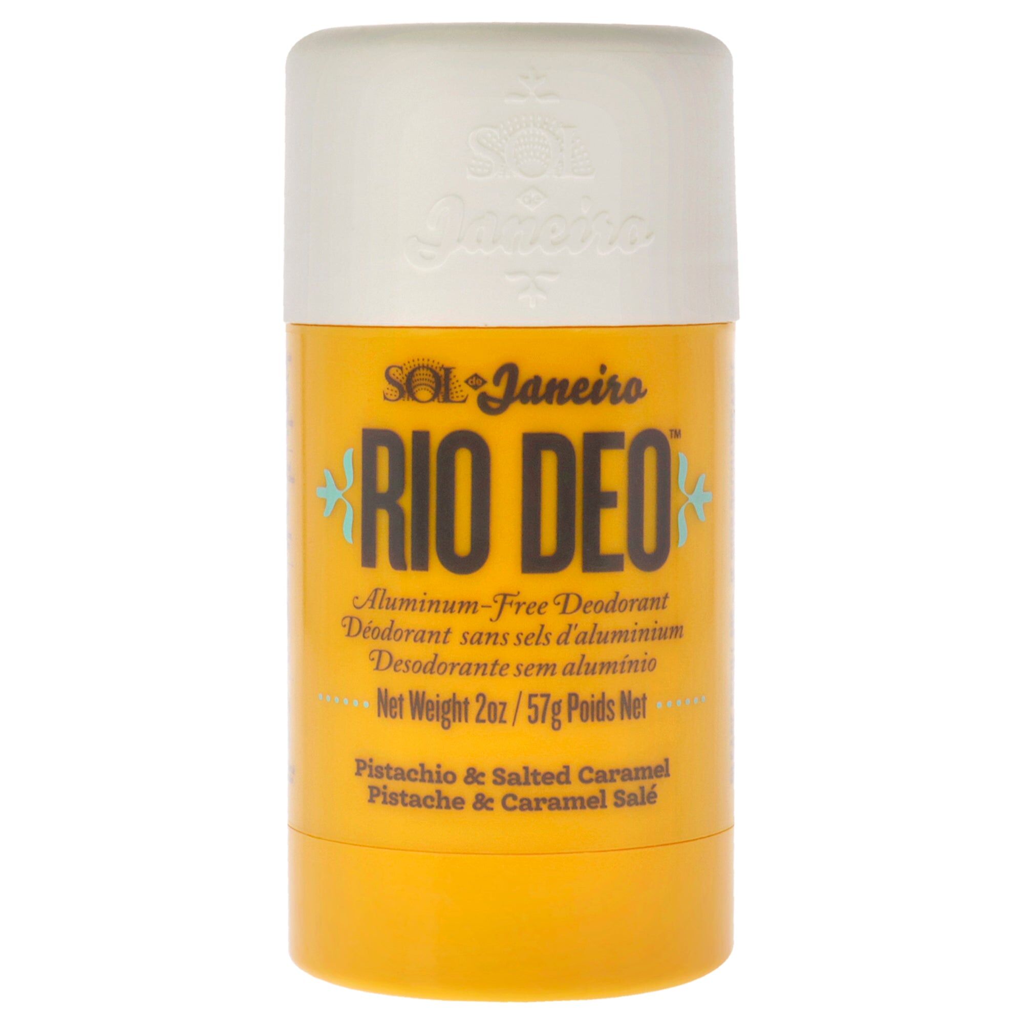 Rio Deo Aluminum-Free Deodorant - Pistachio and Salted Caramel by Sol de Janeiro for Unisex - 2 oz Deodorant Stick 2.0 oz unisex