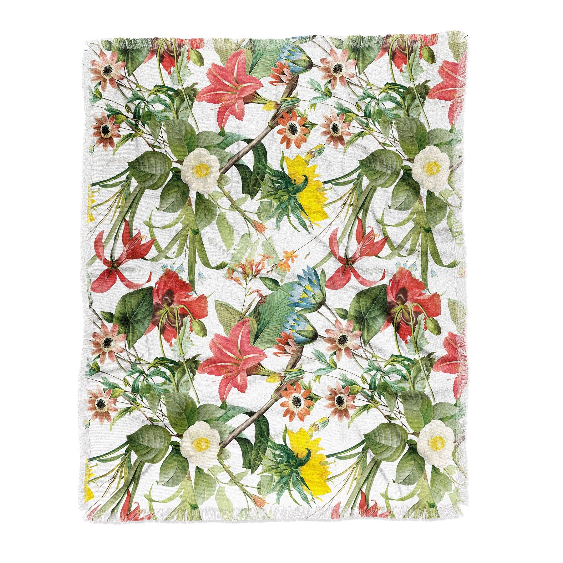 Deny Designs Ali Gulec Summer Flower Garden Throw Blanket