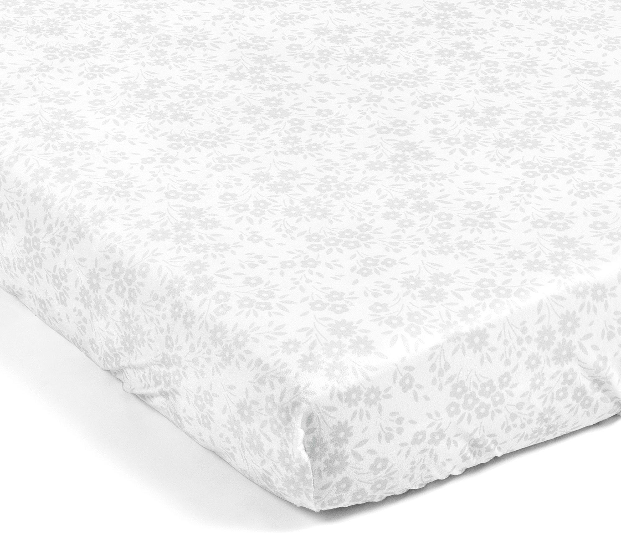 Lush Decor Garden Of Flowers Soft & Plush Fitted Crib Sheet