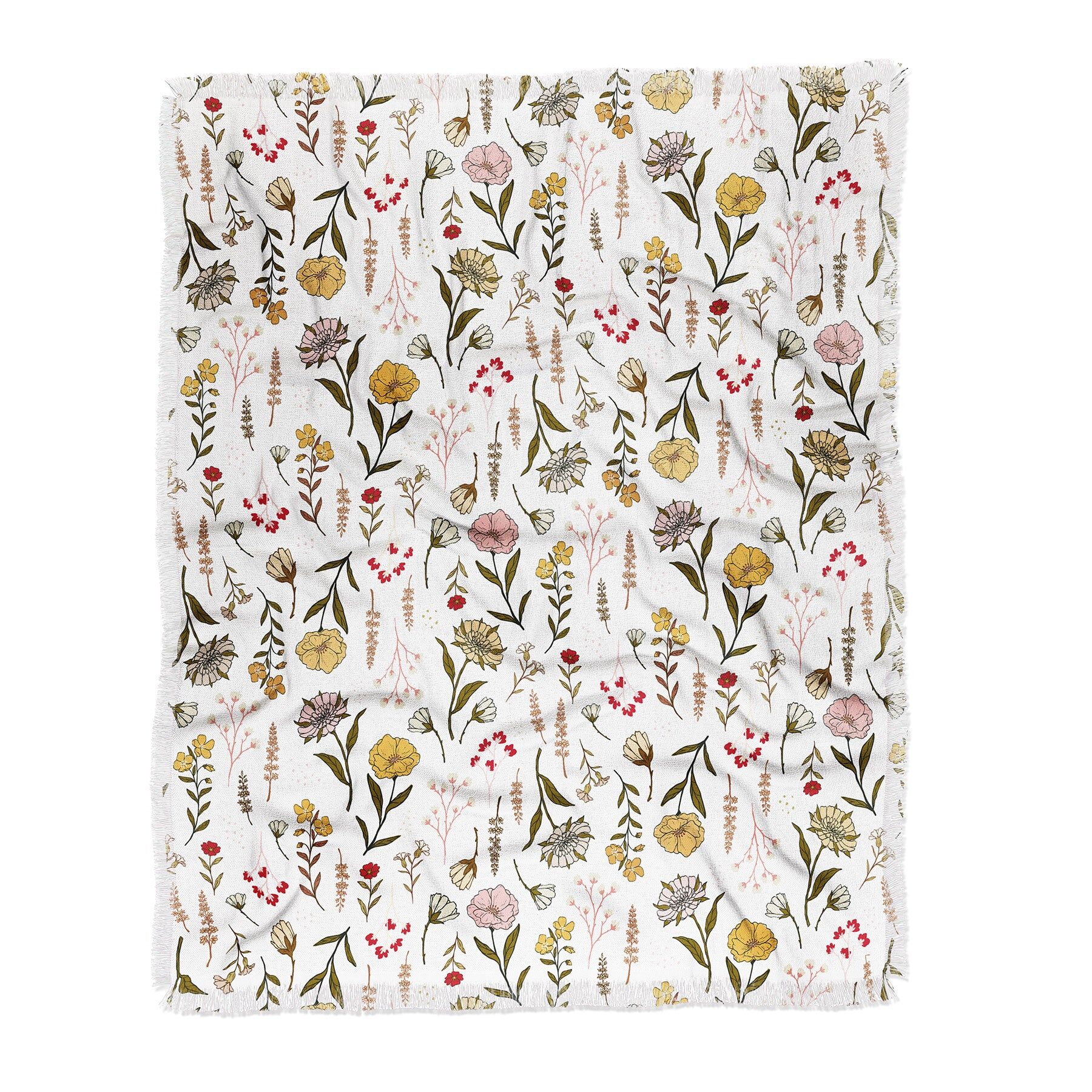 Deny Designs Avenie Spring Garden Collection Iv Throw Blanket