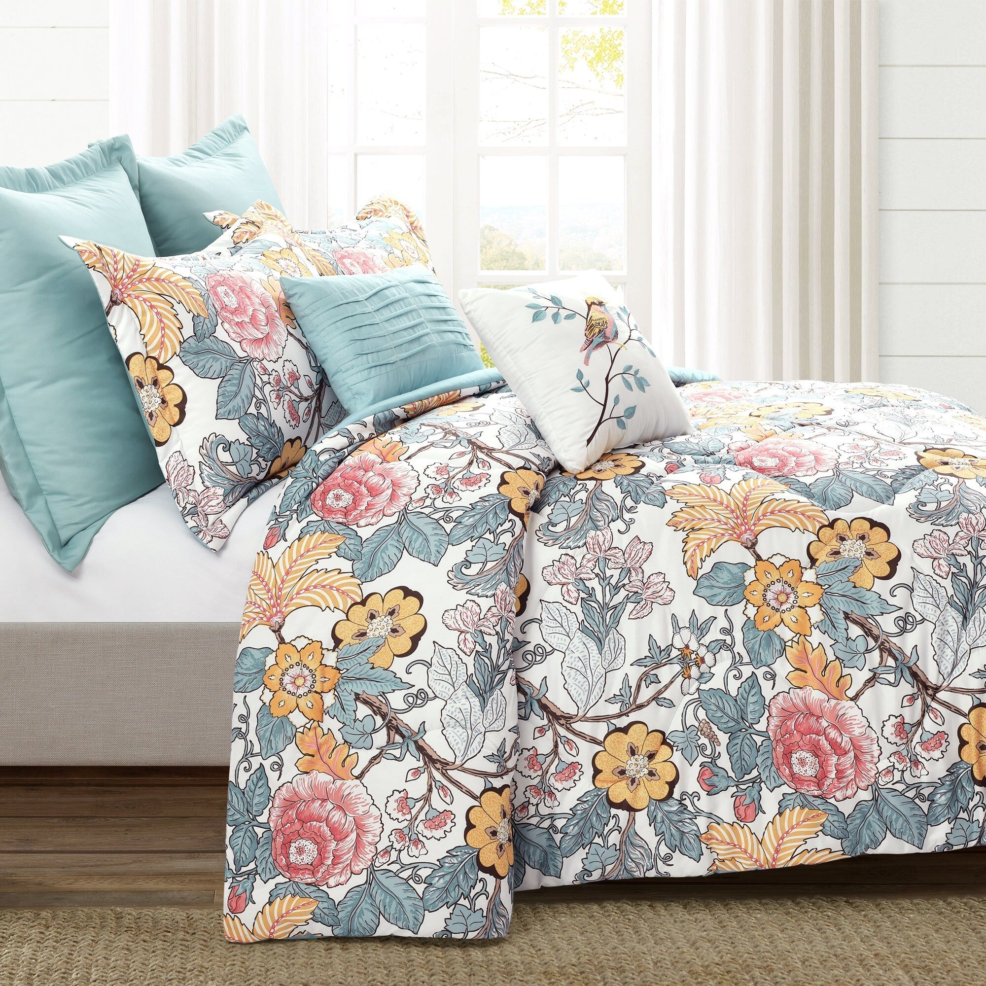 Lush Decor Sydney Comforter 7 Piece Set