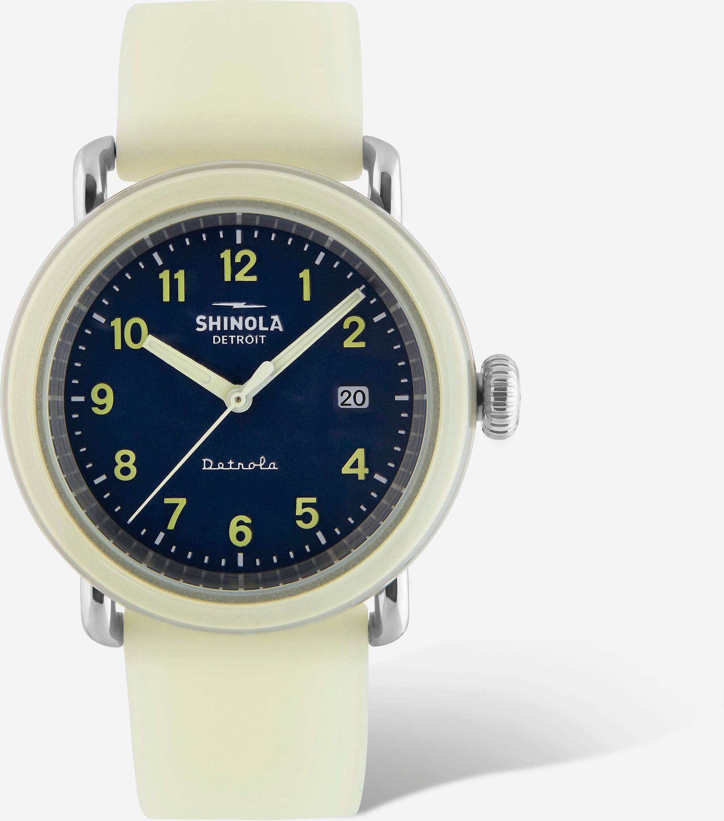 SHINOLA Detrola Unisex The UFO S0120242332 Glow in the Dark Watch unisex