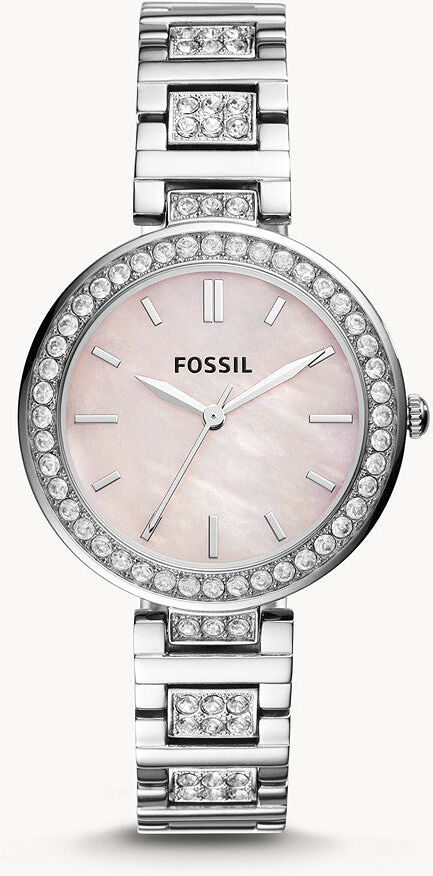 Fossil Women's Karli Three-Hand, Stainless Steel Watch female