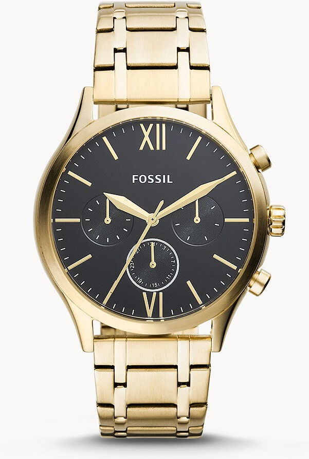 Fossil Men's Fenmore Multifunction, Gold-Tone Stainless Steel Watch male