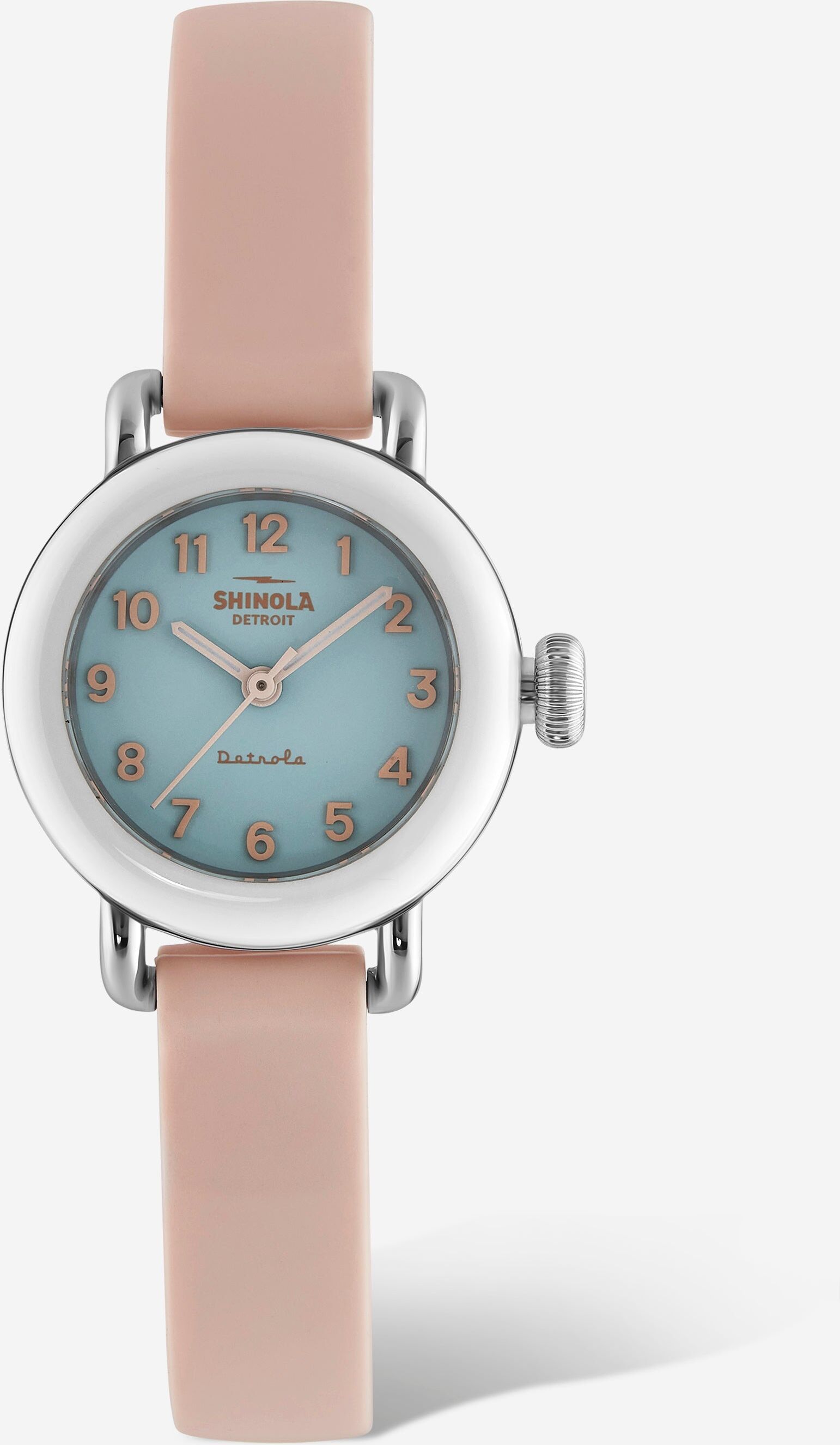 SHINOLA Detrola Women's Pee Wee S0120213328 Soft Teal Dial Watch female