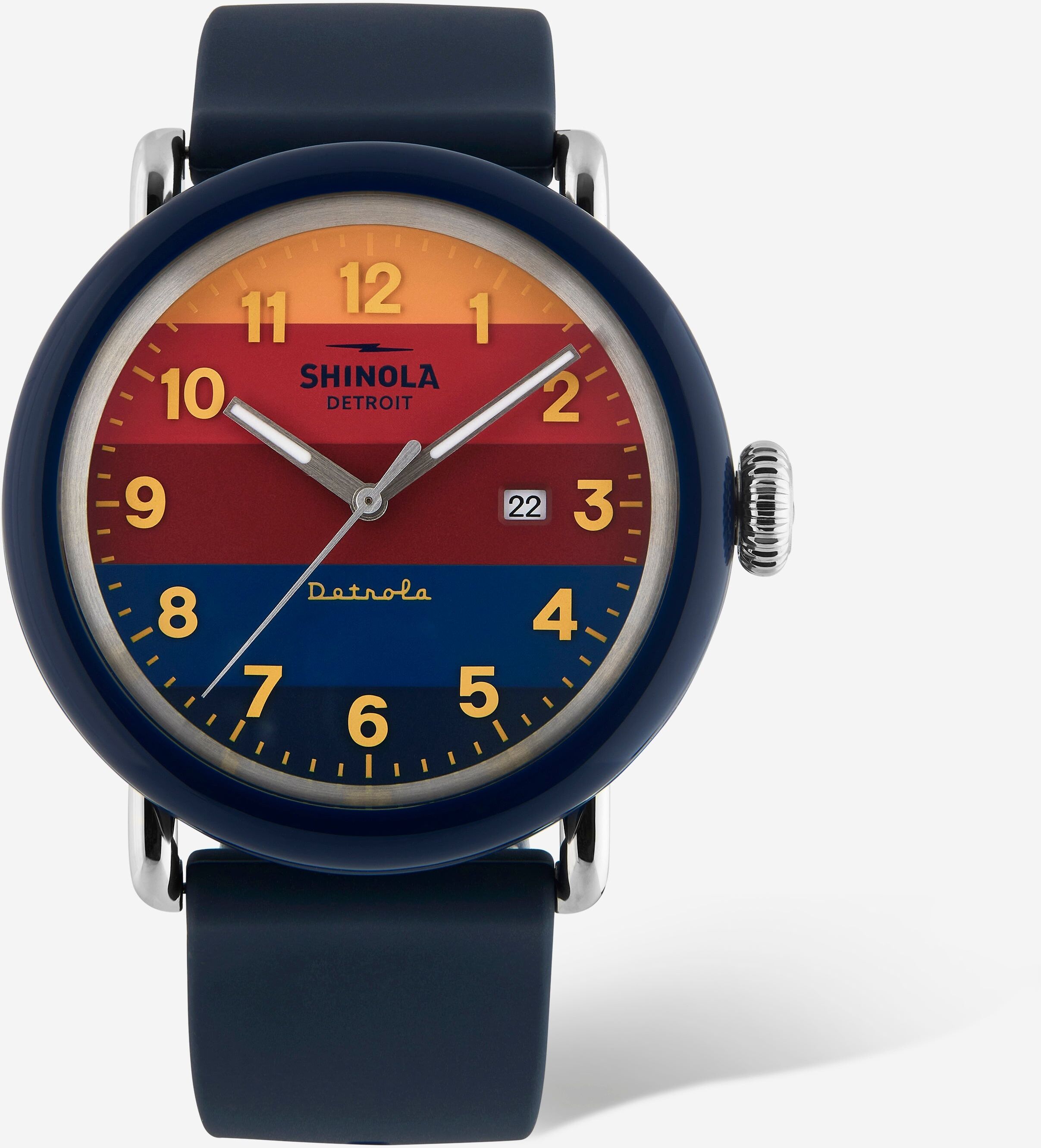 SHINOLA Detrola Unisex The Honcho S0120194501 Multicolor Dial Watch unisex