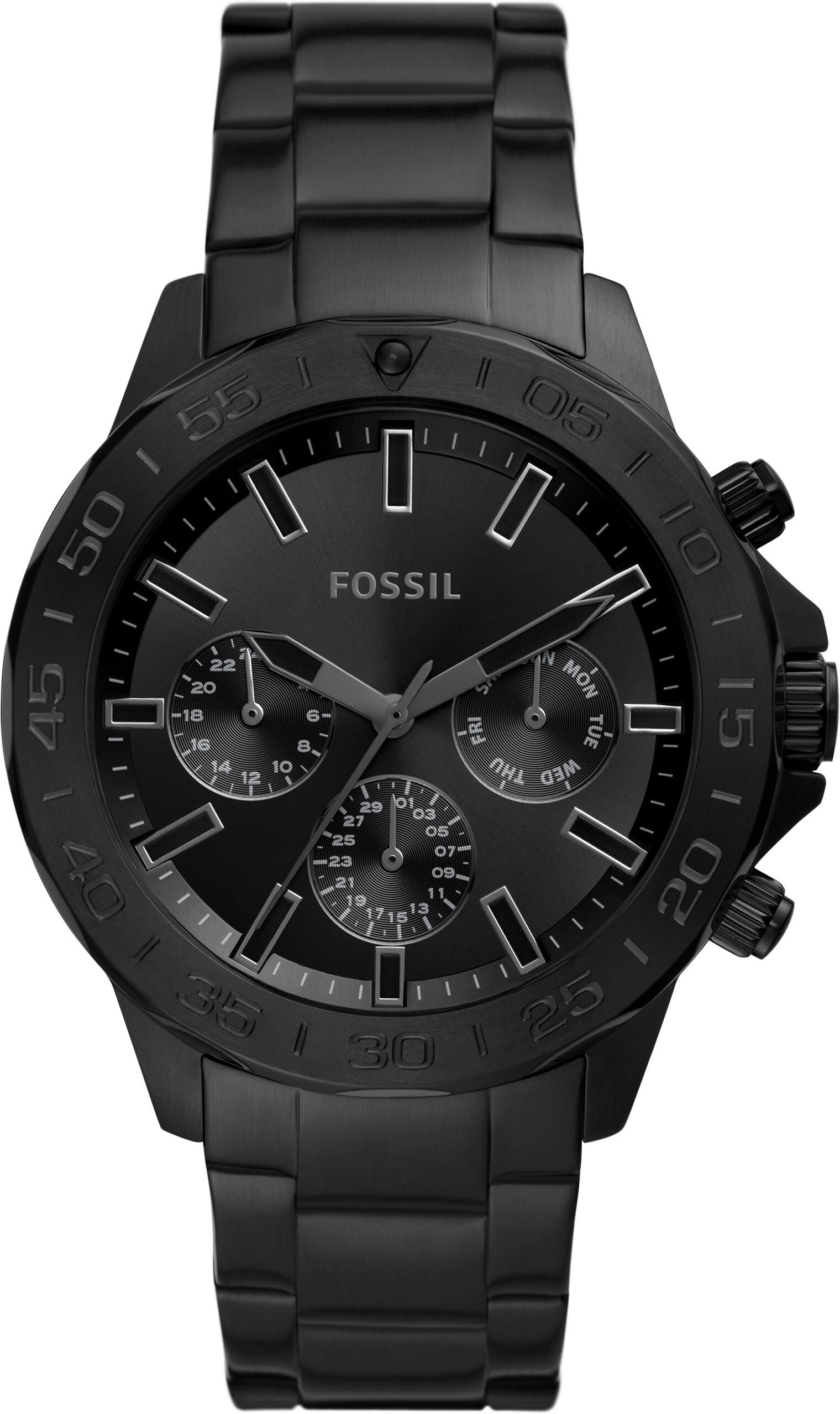 Fossil Men's Bannon Multifunction, Black-Tone Stainless Steel Watch male