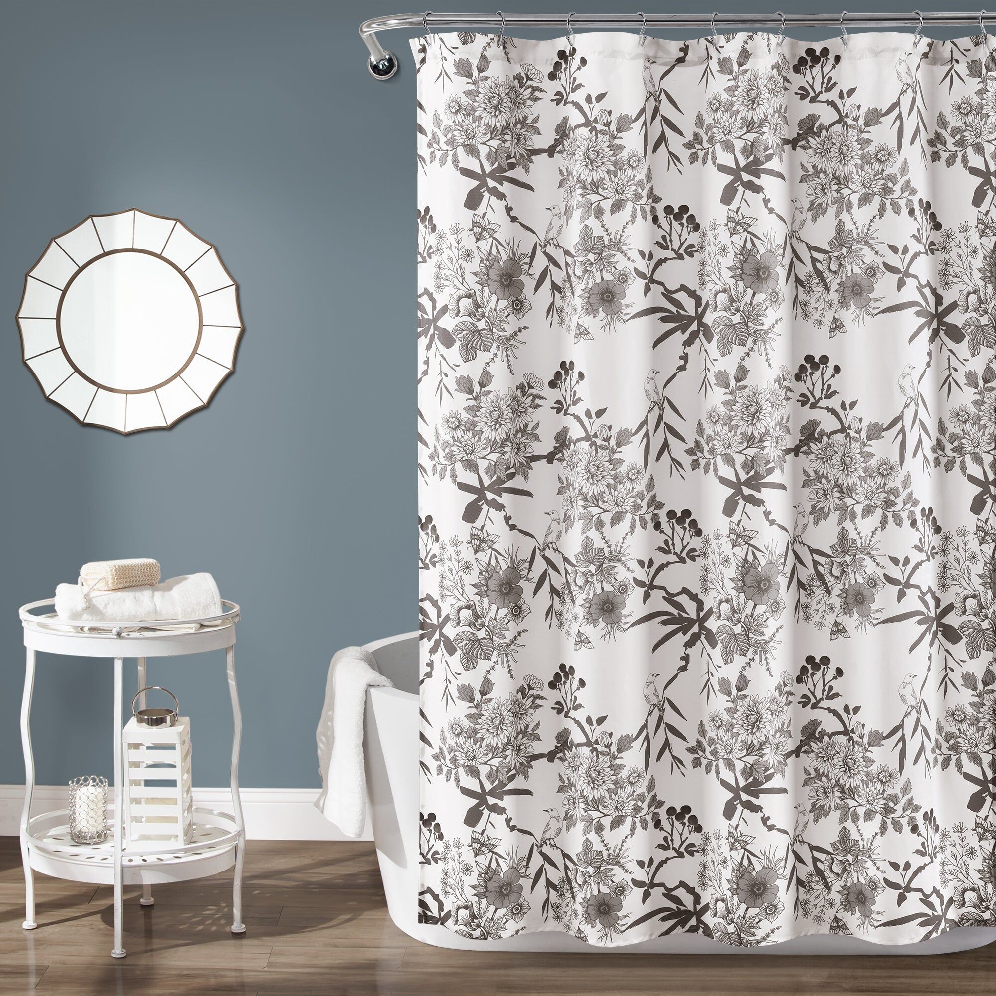 Lush Decor Botanical Garden Shower Curtain