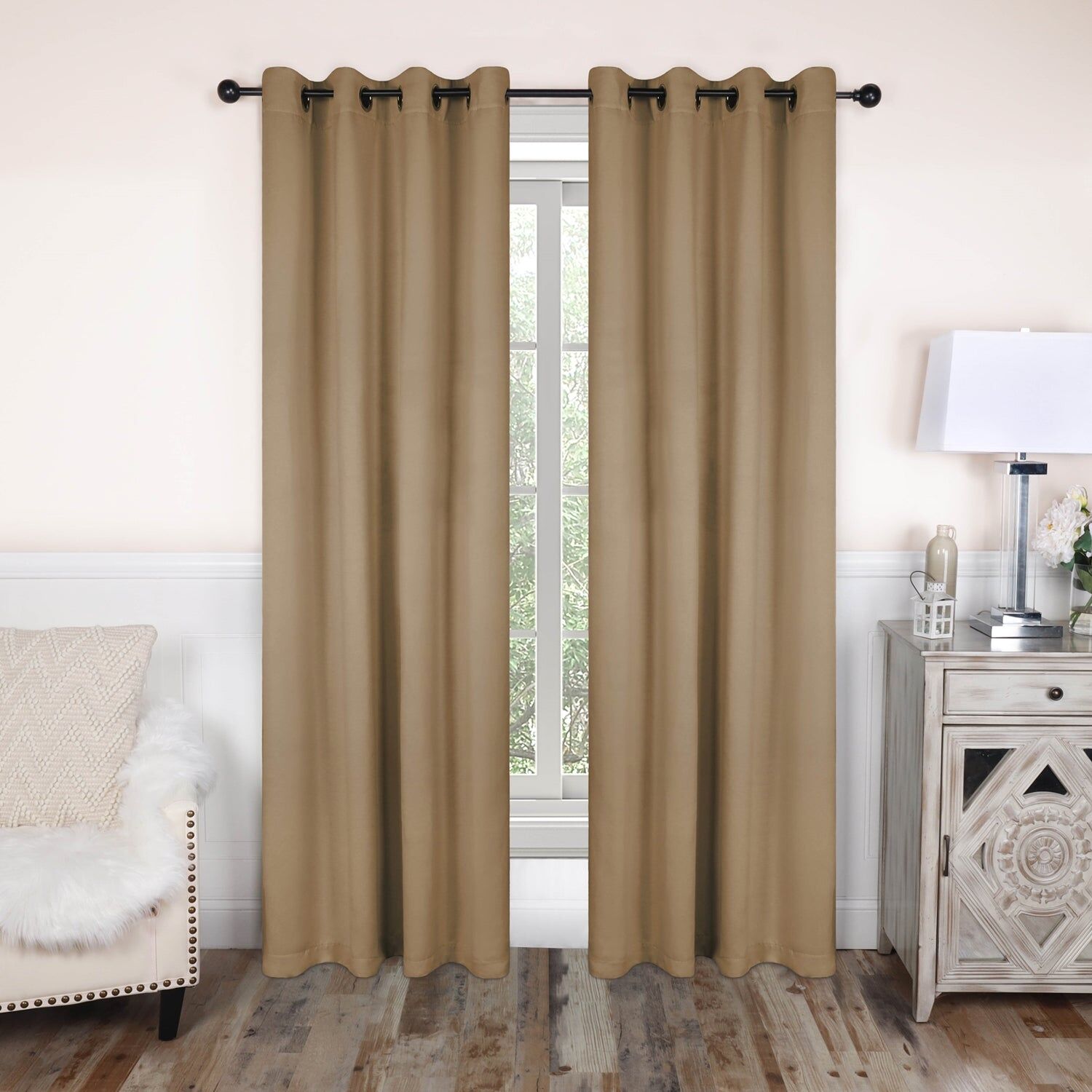 Blackout Drapes Thermal Bedroom Curtains Grommet Curtain Panels Energy Saving Curtains by Superior