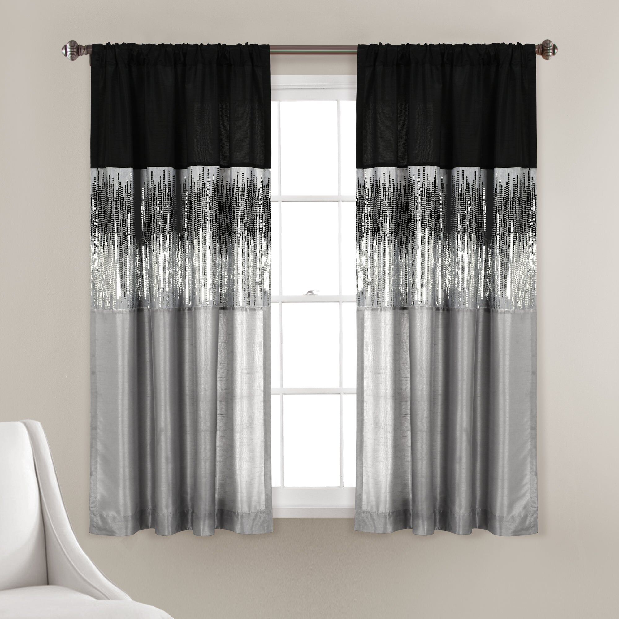 Lush Decor Night Sky Window Curtain Panel