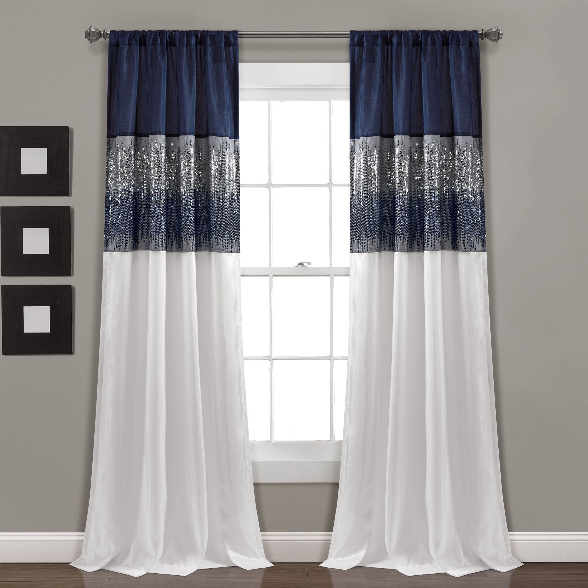 Lush Decor Night Sky Window Curtain Panel