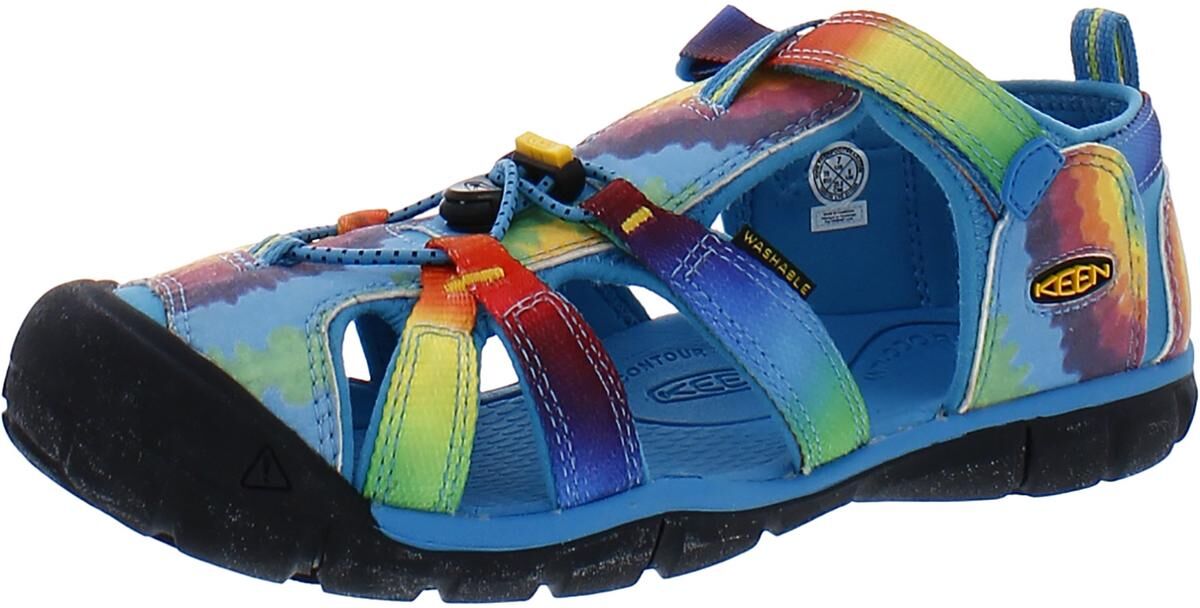 Keen Seacamp II CNX Boys Adjustable Tie Dye Sport Sandals US 7 Big Kid male