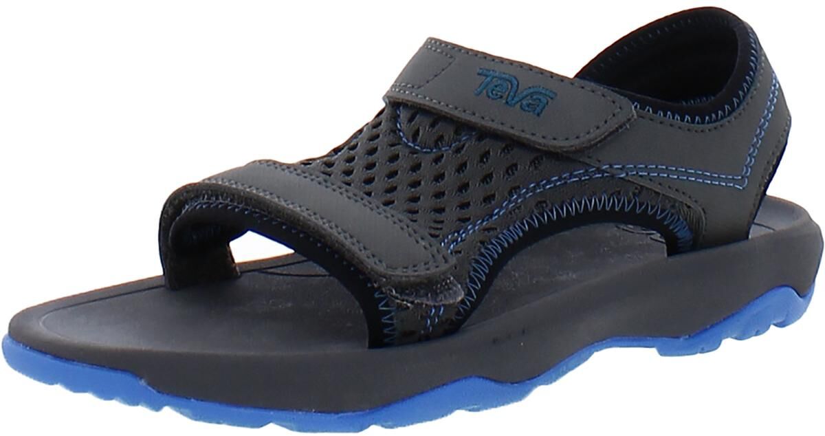 Teva PSYCLONE Girls Faux Leather Slip On Strappy Sandals US 3 Little Kid female