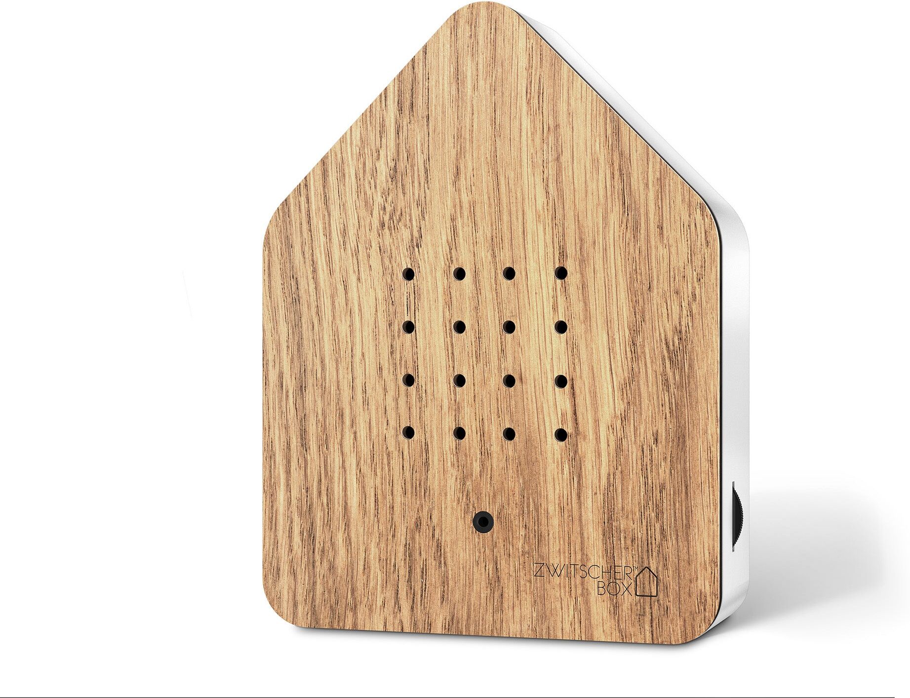 Brainstream Zwitscherbox Sound Therapy Machine with Motion Sensor, Oak Wood and White