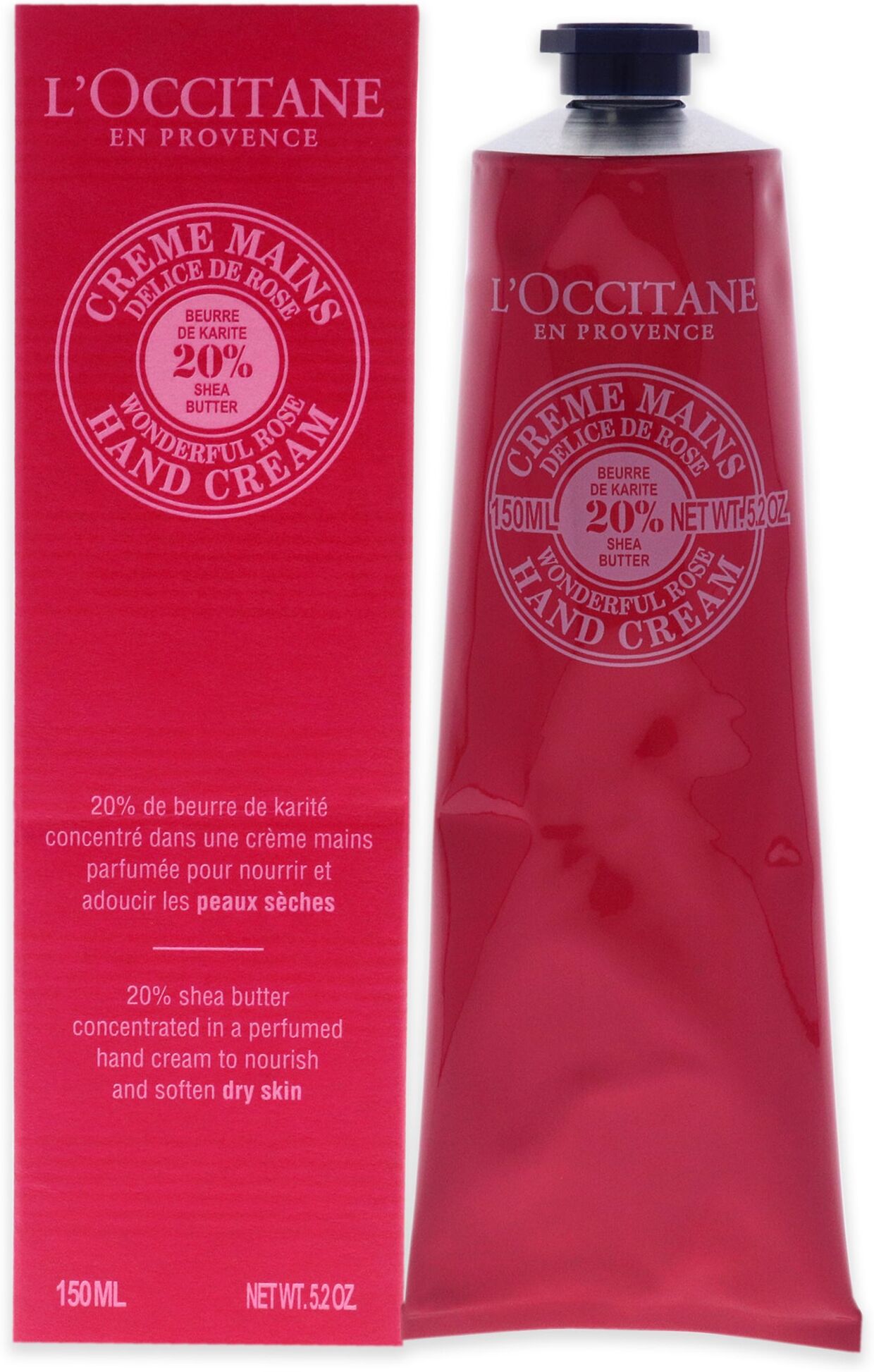 Shea Butter Wonderful Rose Hand Cream by LOccitane for Unisex - 5.2 oz Cream 5.2 oz unisex