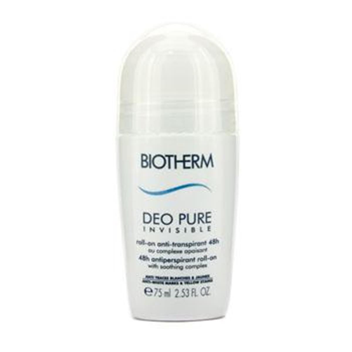 Biotherm 15349476703 Deo Pure Invisible 48 Hours Antiperspirant Roll-On - 75ml-2.53oz One Size