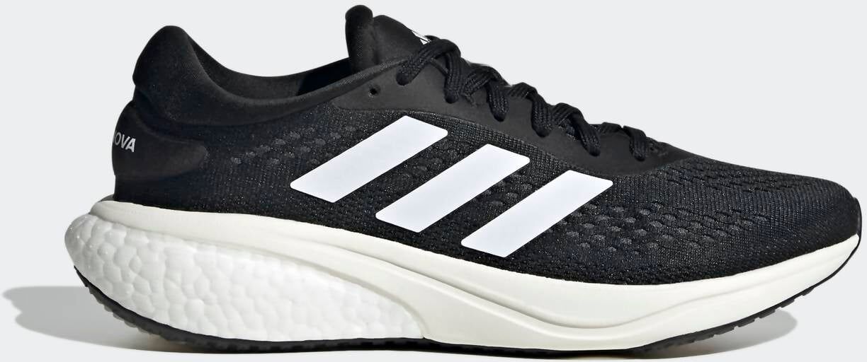 adidas Womens Supernova 2 Running Shoes In Core Black/cloud White/grey Six US 11.5 female