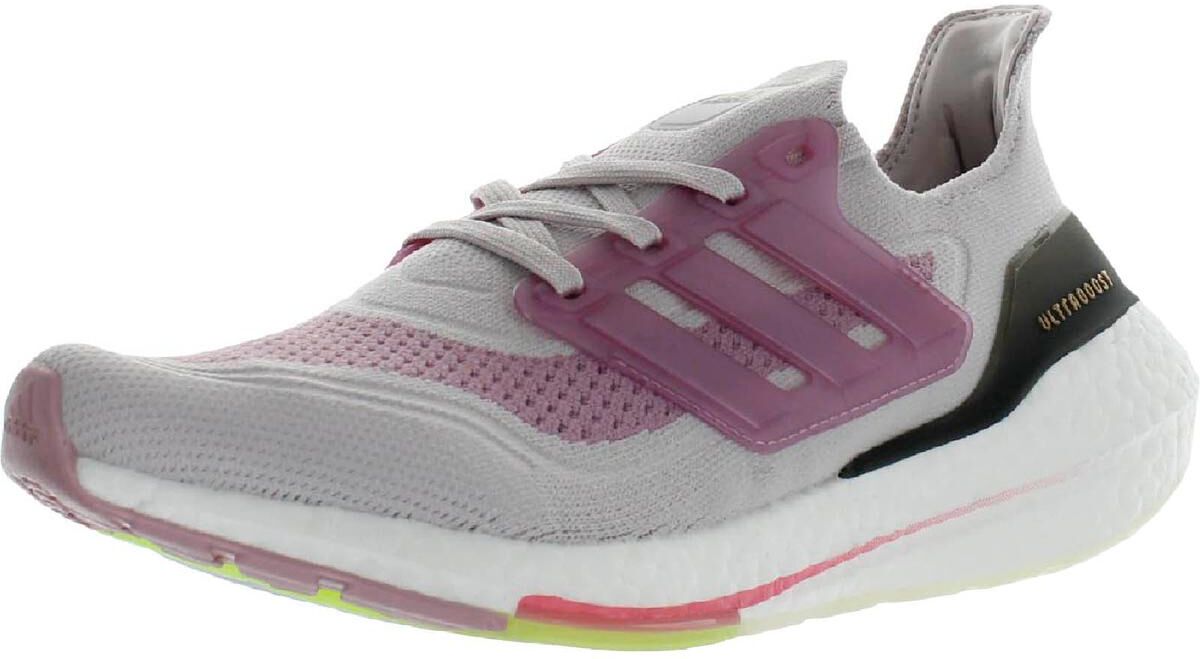 adidas Ultraboost 21 Womens Knit Gym Running Shoes US 8 female