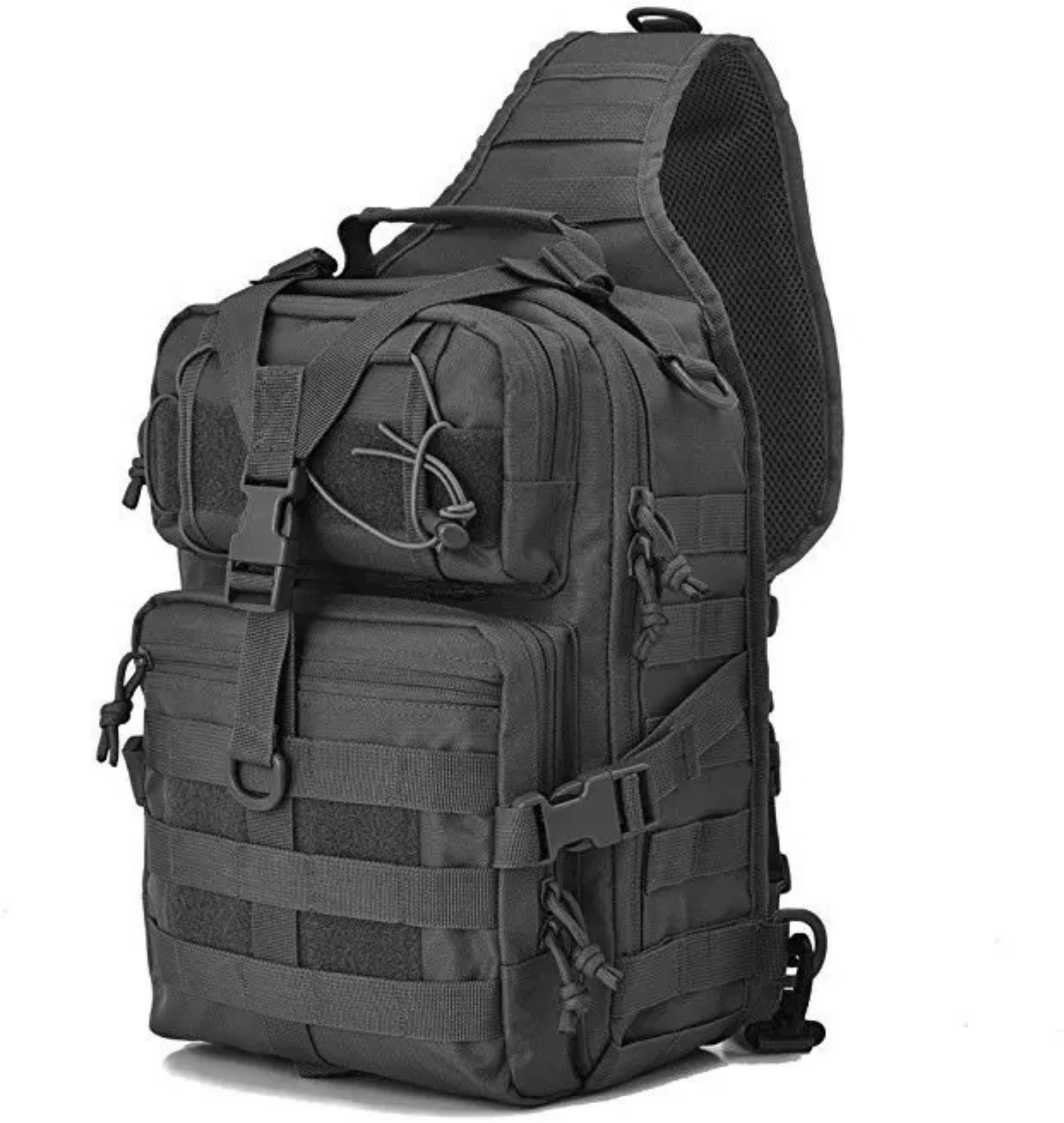 Jupiter Gear Tactical Military Sling Backpack 15L Shoulder Bag Molle Outdoor Daypack Backpack with Adjustable Strap