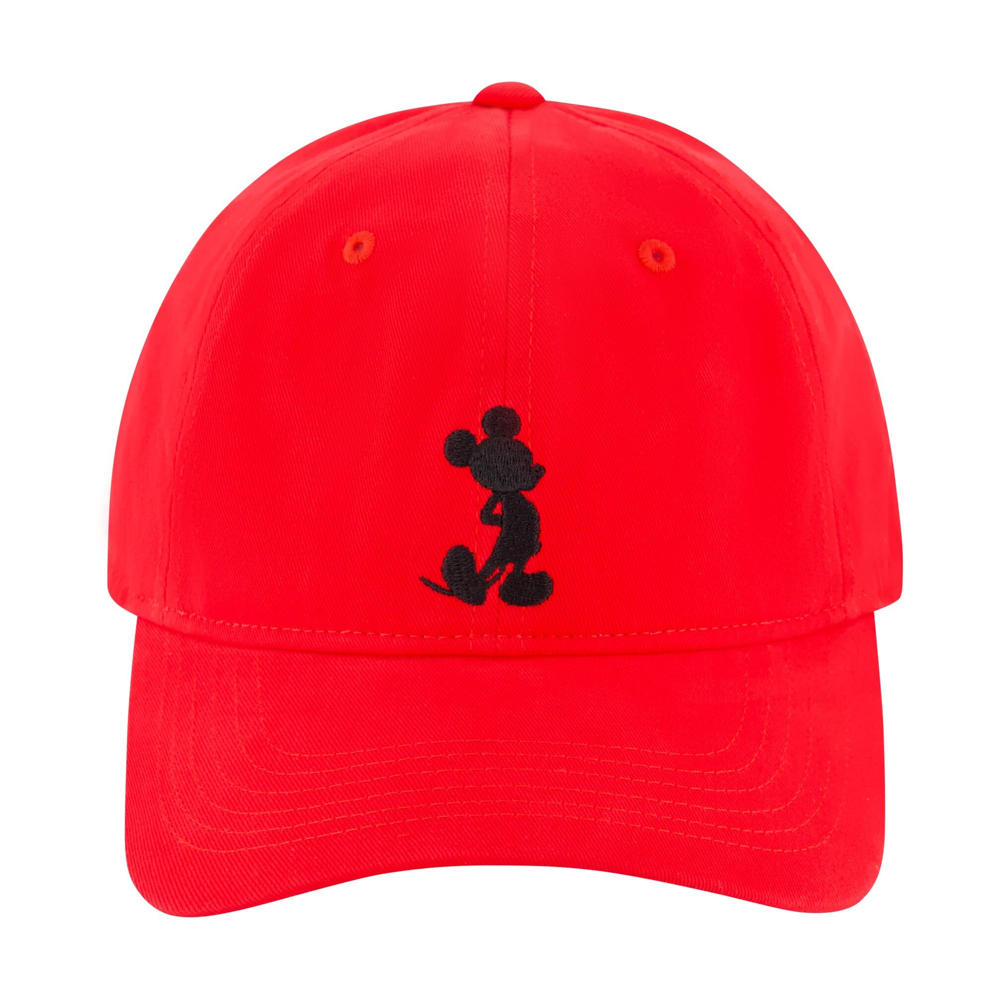 Disney Mickey Dad Cap Brush Washed Cotton Twill Embroidery male