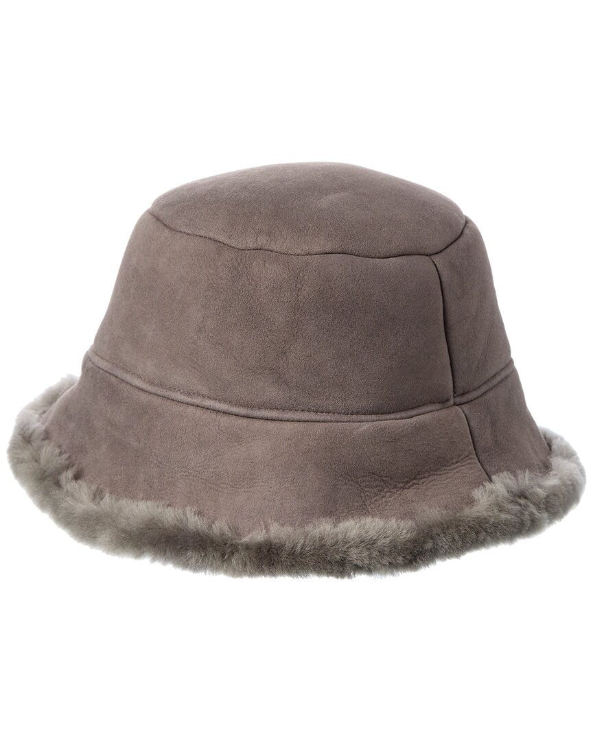 Surell Accessories Shearling Bucket Hat One Size female