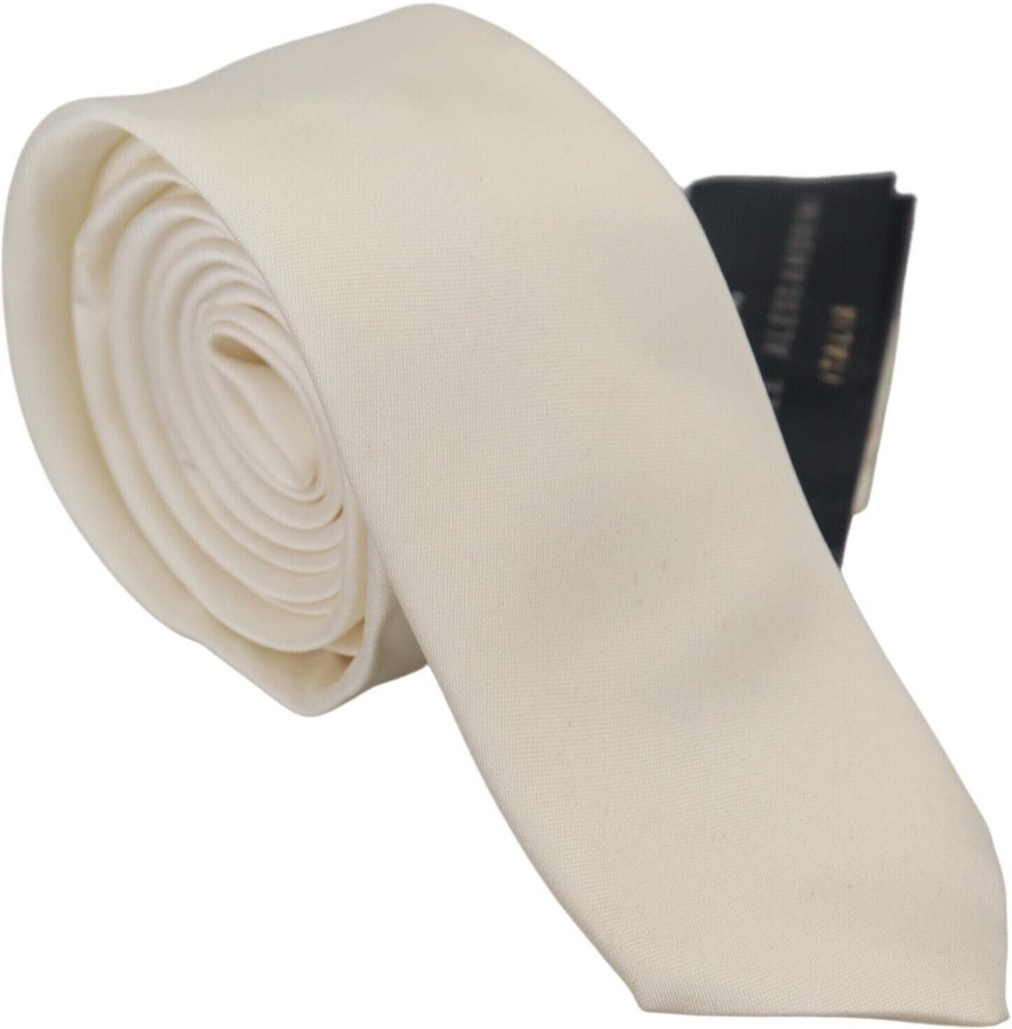 Daniele Alessandrini ivory Silk Men NeckMen's Adjustable Accessory Men's Tie male