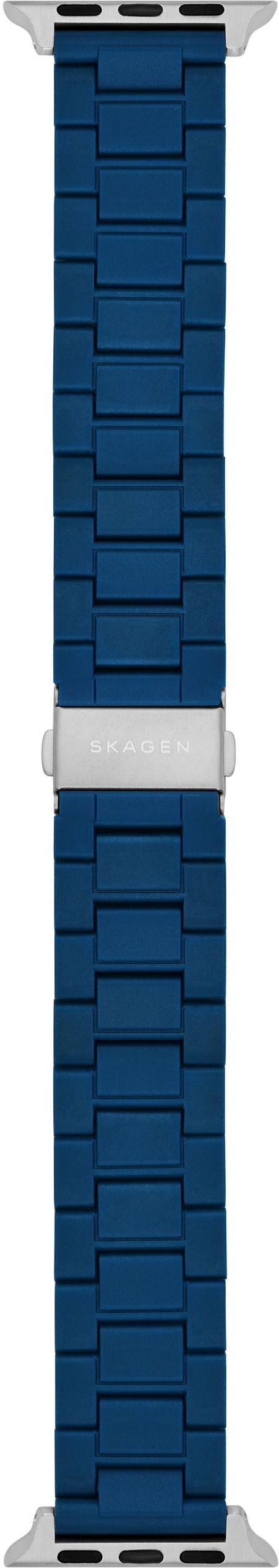 Skagen Men's Blue #tide ocean material Band for Apple Watch, 38mm/40mm/41mm and 20mm Traditional Watch male