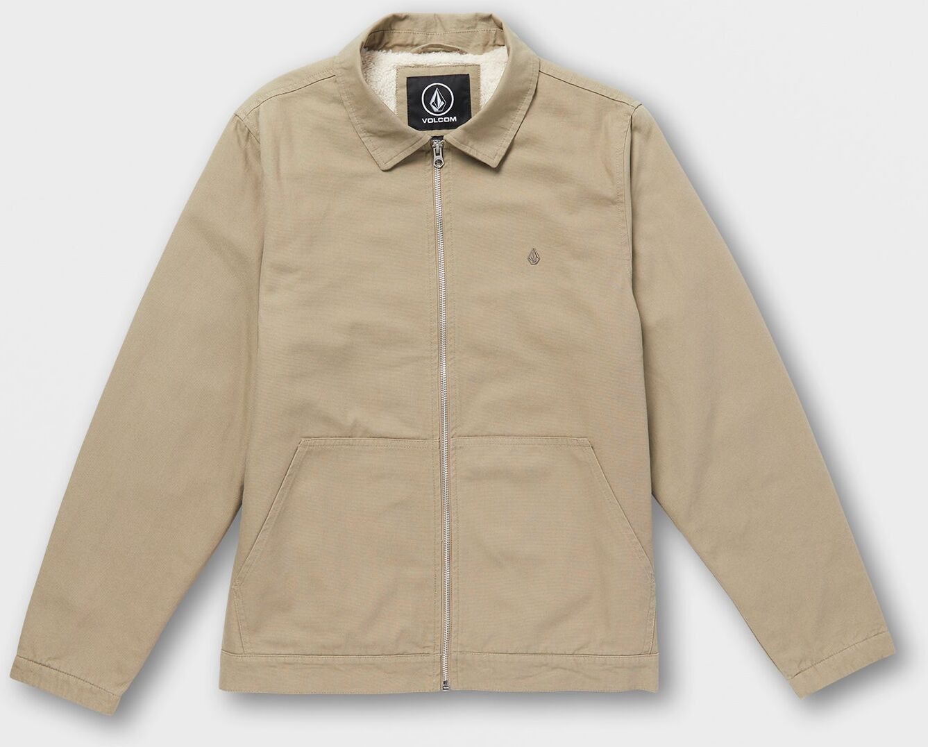 Volcom Palm Drive Jacket - Khaki XLarge male