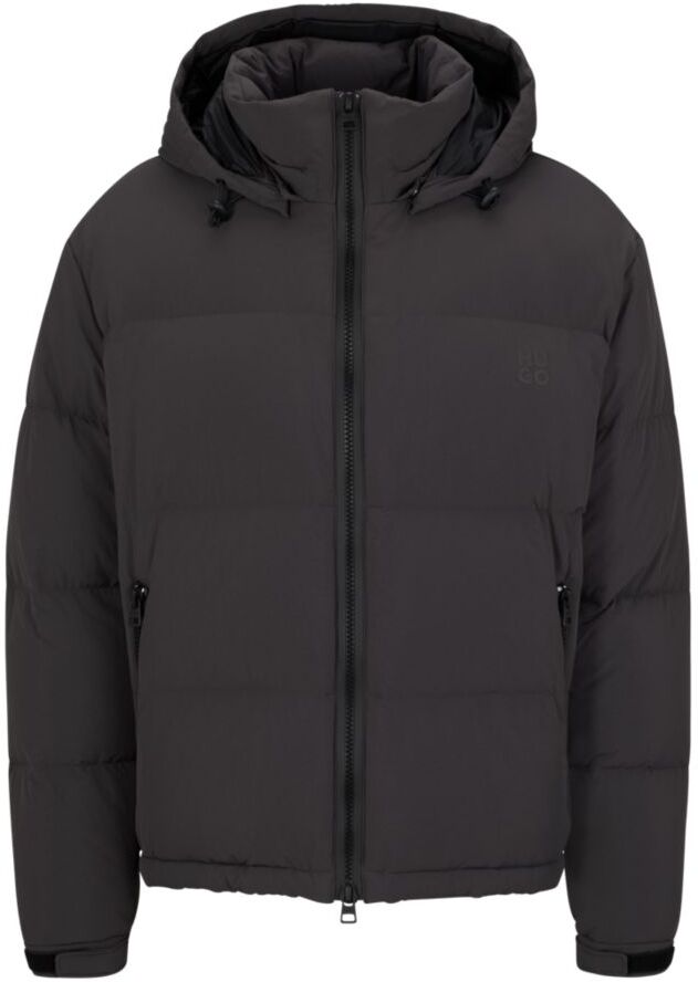 Hugo Boss Water-repellent down jacket with detachable hood XLarge male