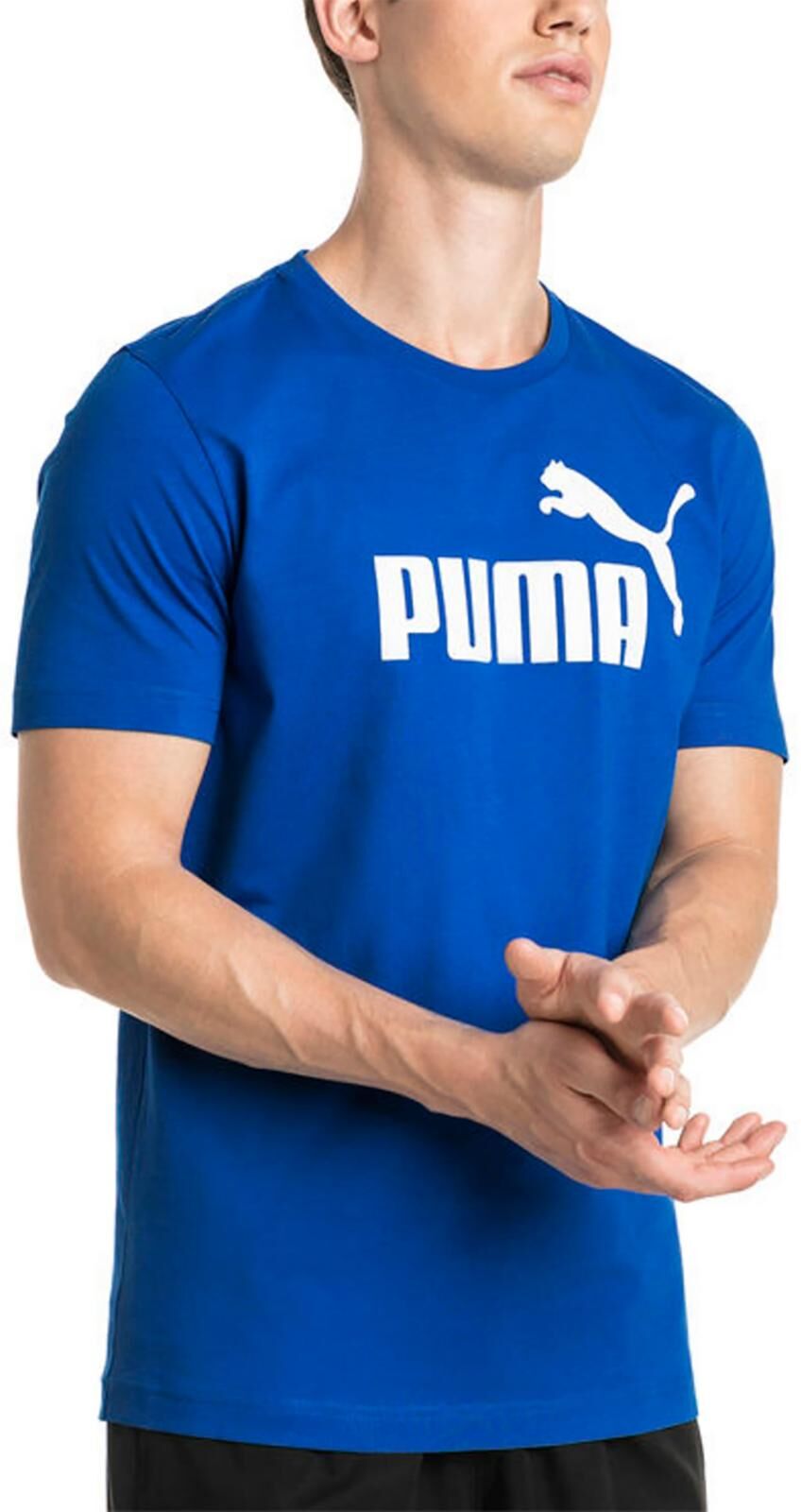 Puma Mens Cotton Logo T-Shirt Small male