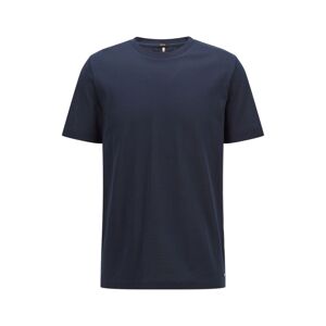 Boss HUGO BOSS - Regular Fit T Shirt In Basket Woven Cotton - grey - Size: Large