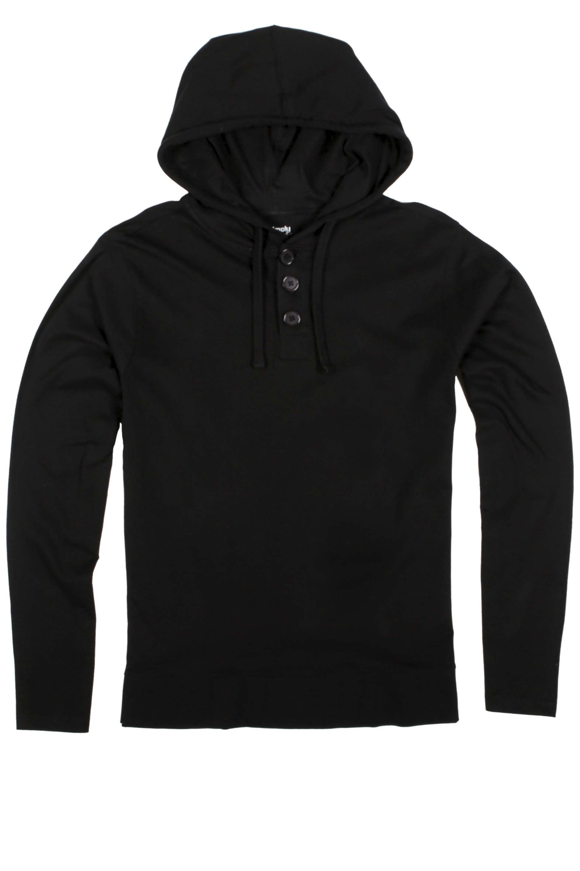 Unsimply Stitched Lounge Henley Hoody Large male