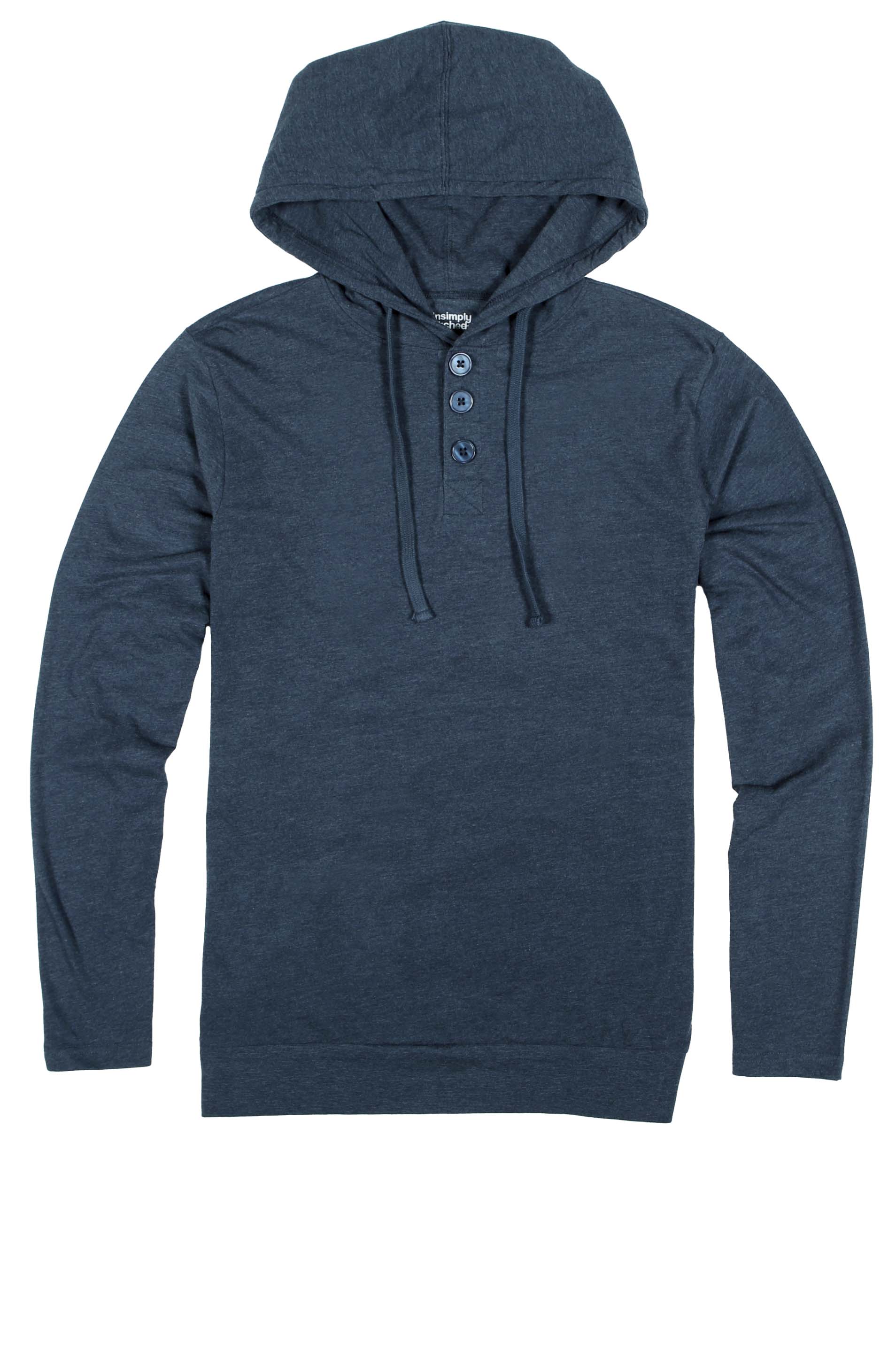 Unsimply Stitched Lounge Henley Hoody XXLarge male