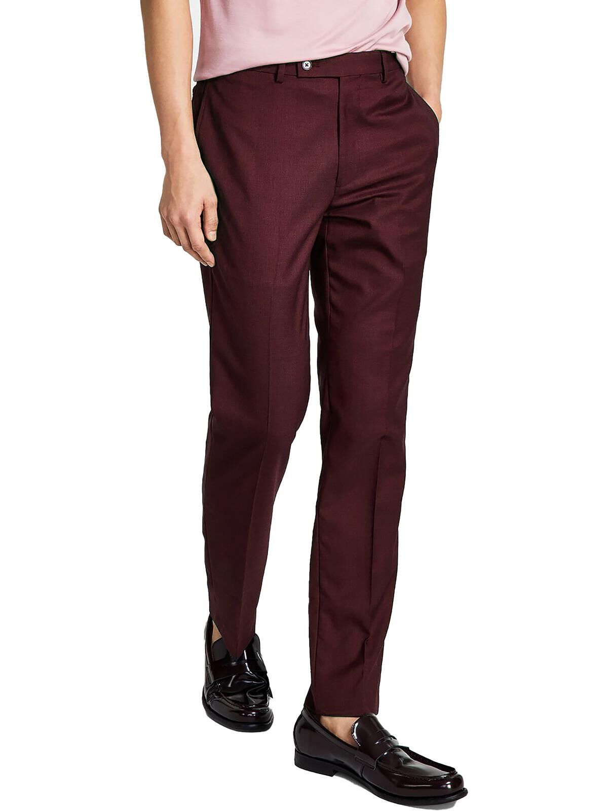 Calvin Klein Mens Slim Fit Nylon Dress Pants 32 x 32 male