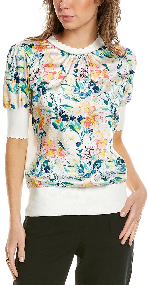 Ted Baker Sketchy Magnolia Top US 4 (S) female