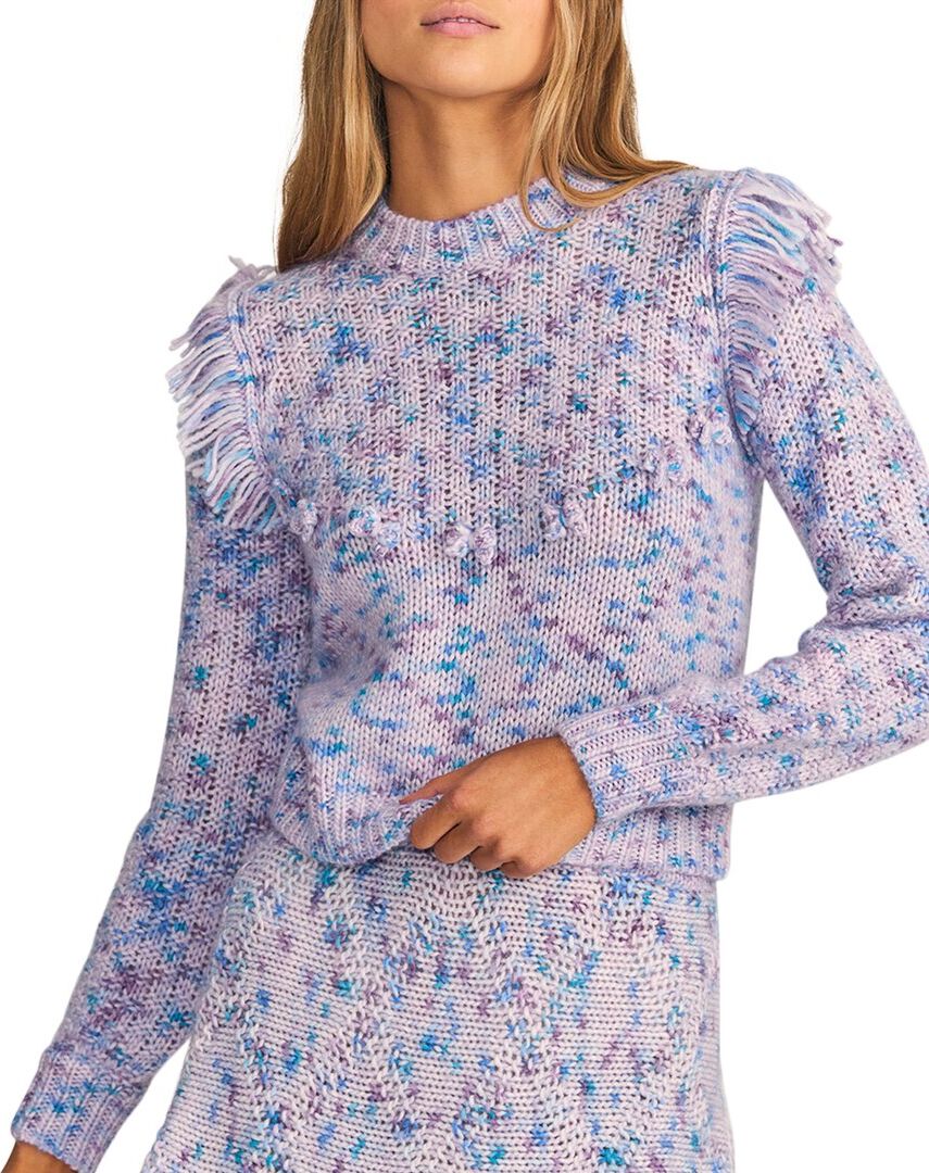 LoveShackFancy Koru Wool & Alpaca-Blend Pullover Small female