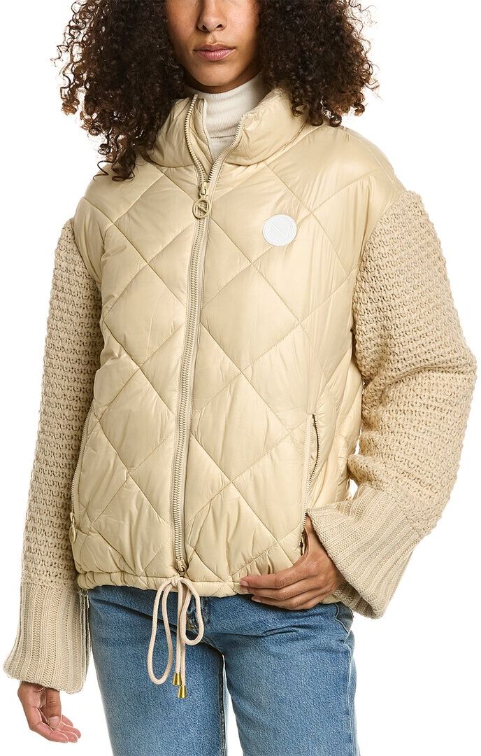 NOIZE Alejandra Quilted Coat Large female